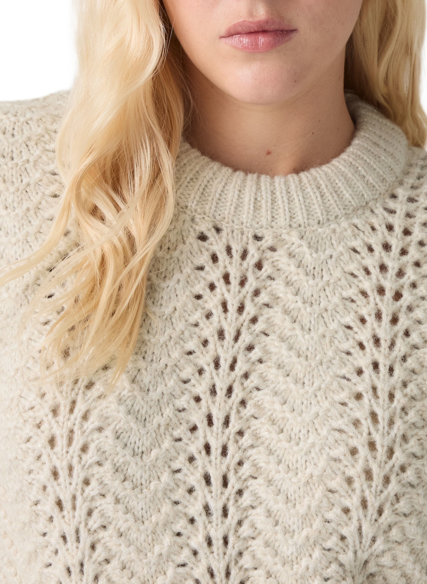 Gerader Rundhalsausschnitt-Pullover LEVI'S Weiss