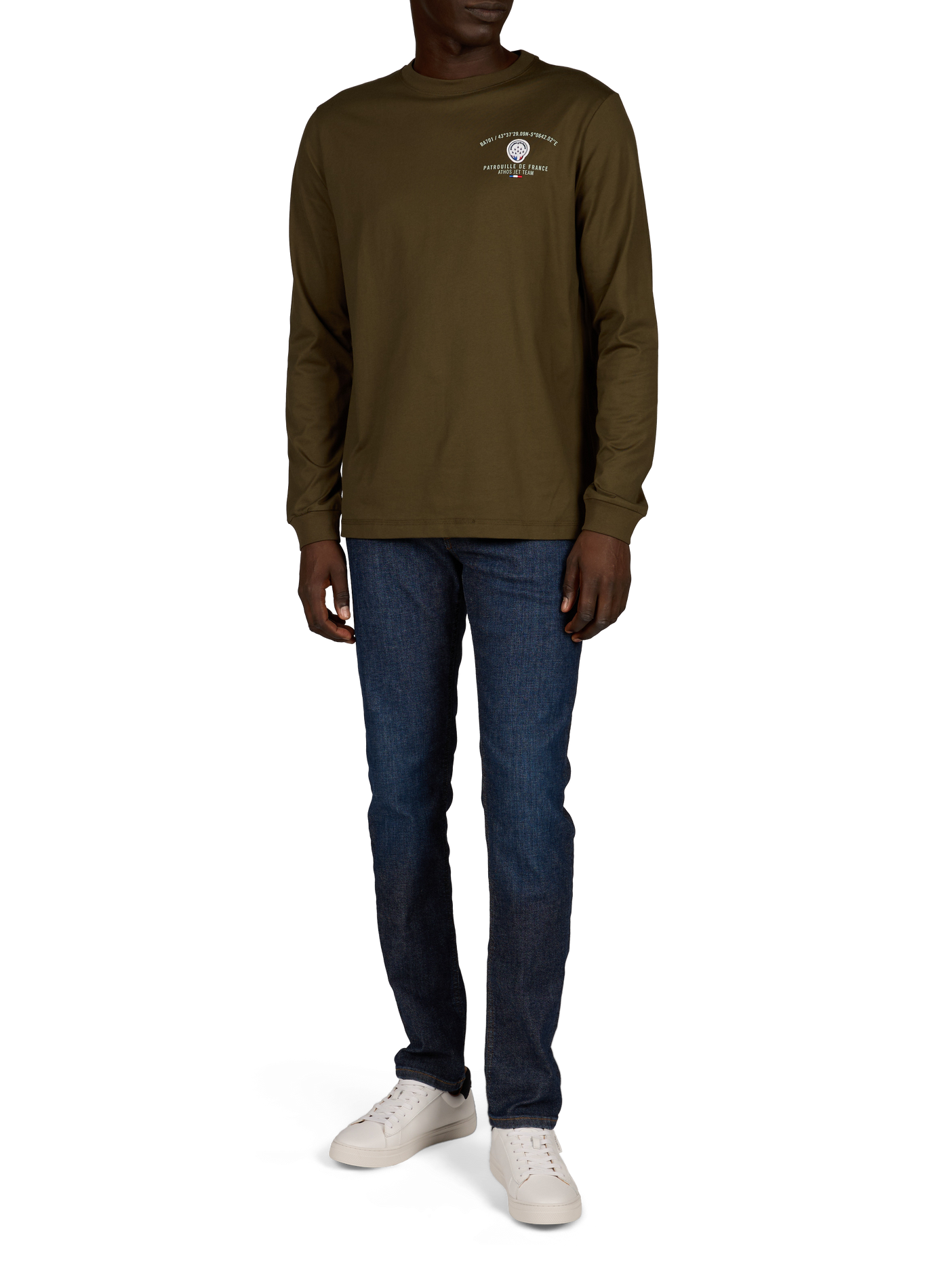 Straight leg cotton denim jeans RE HASH Blue