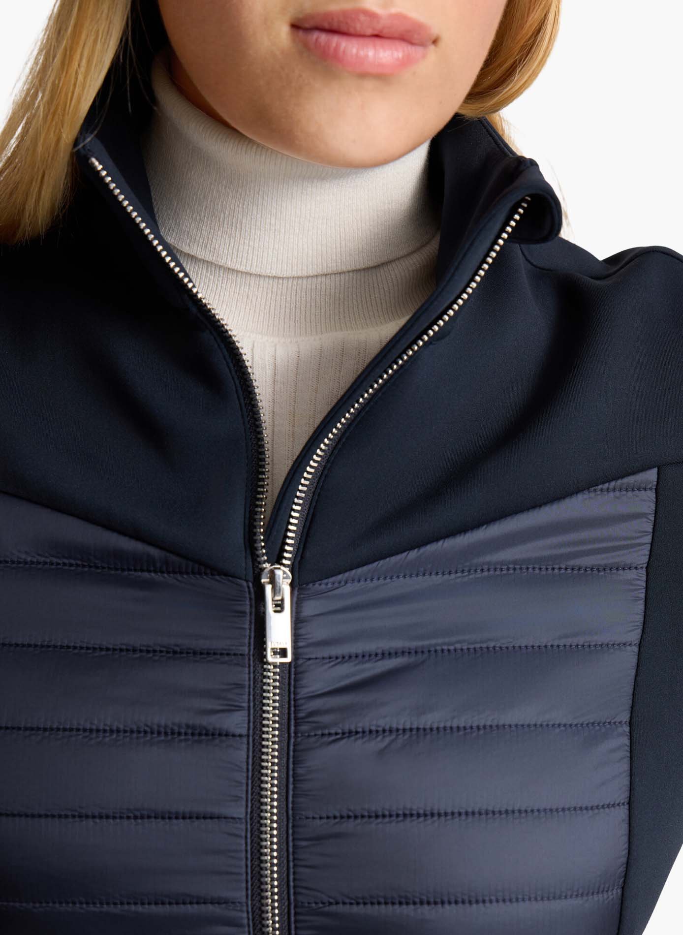 Veste technique asponita col montant coupe ajustée FUSALP Bleu