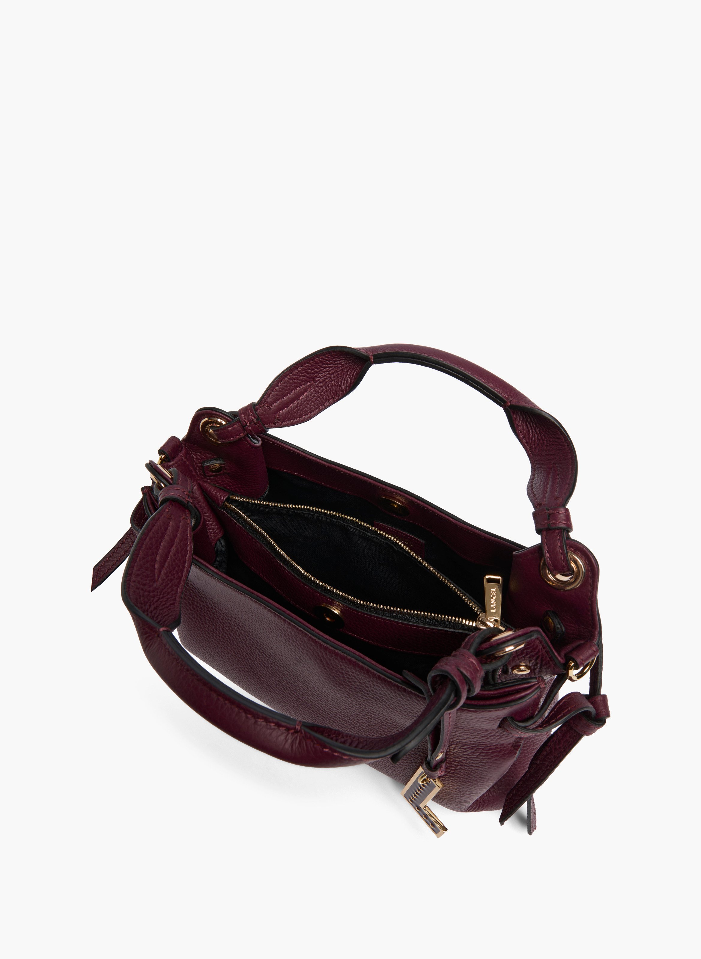 Sac mini tote LANCEL Violet