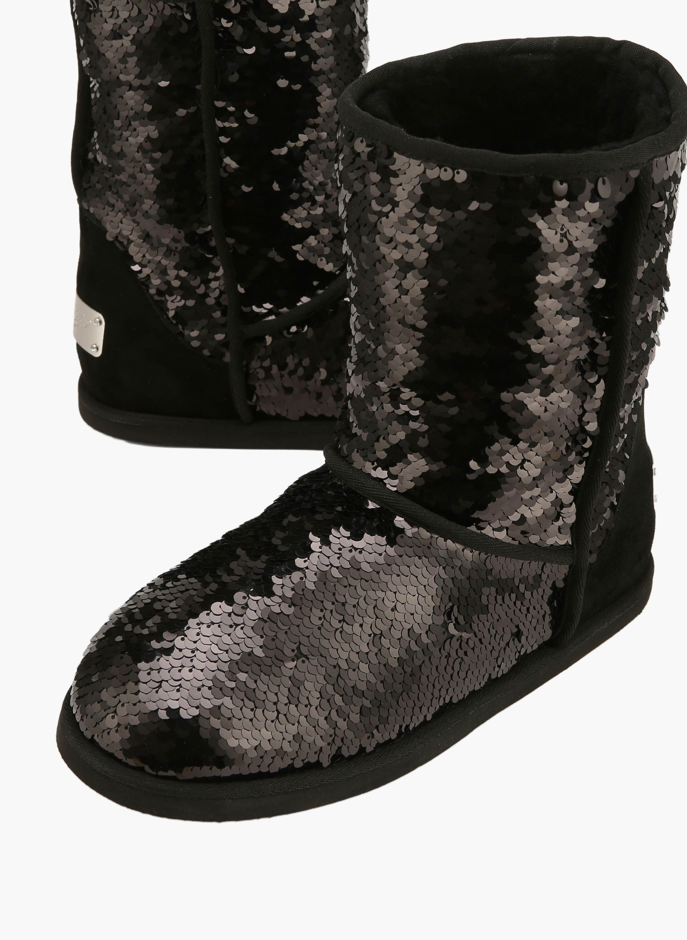 Bottines honour à sequins NAKED WOLFE Noir