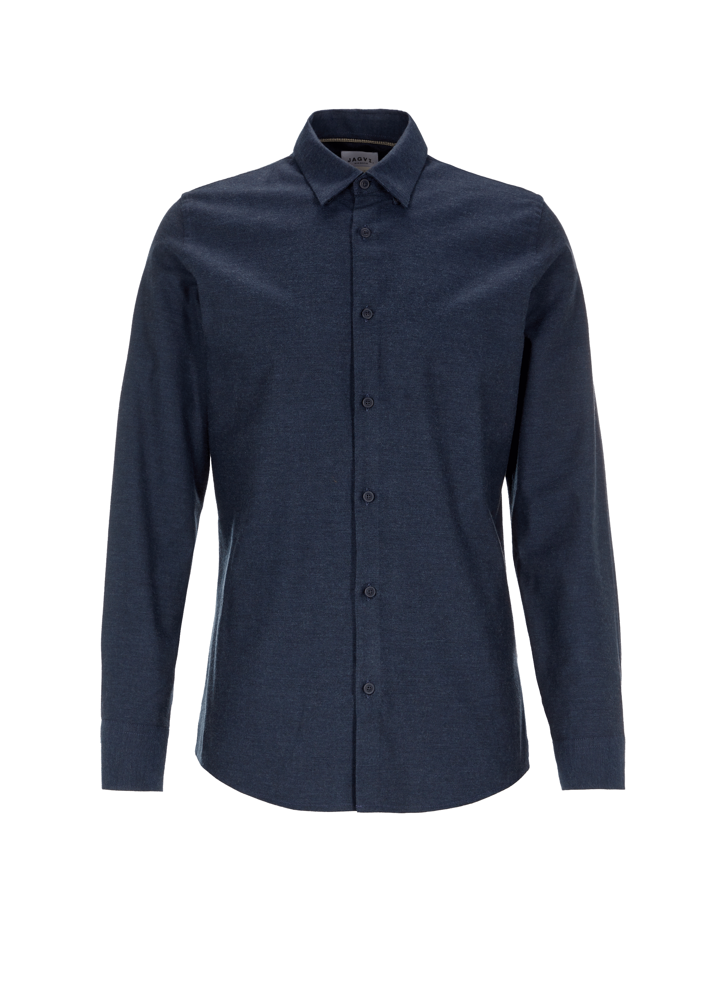 Chemise en coton et laine