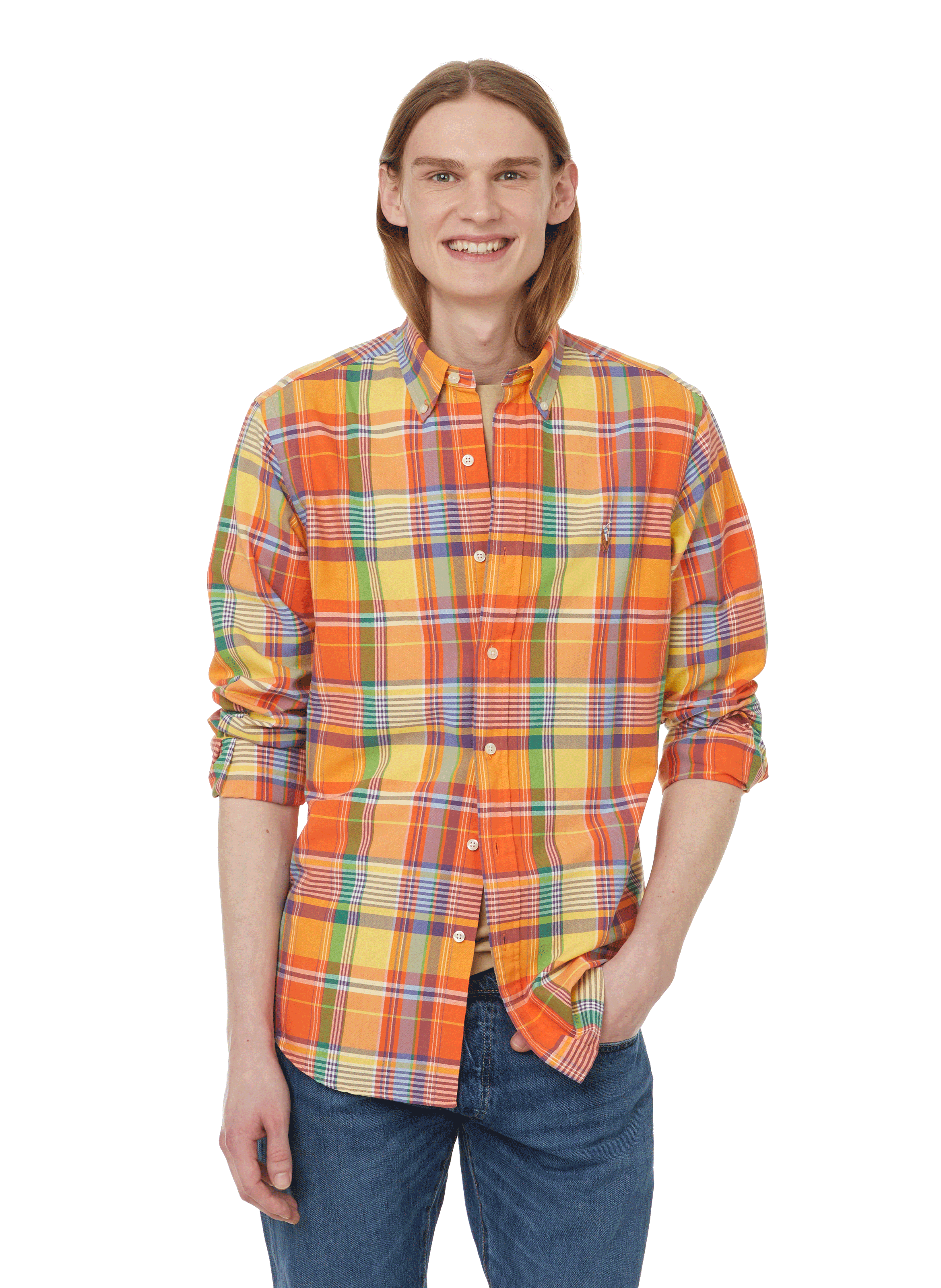 POLO RALPH LAUREN Chemise à carreaux en coton Multicolore