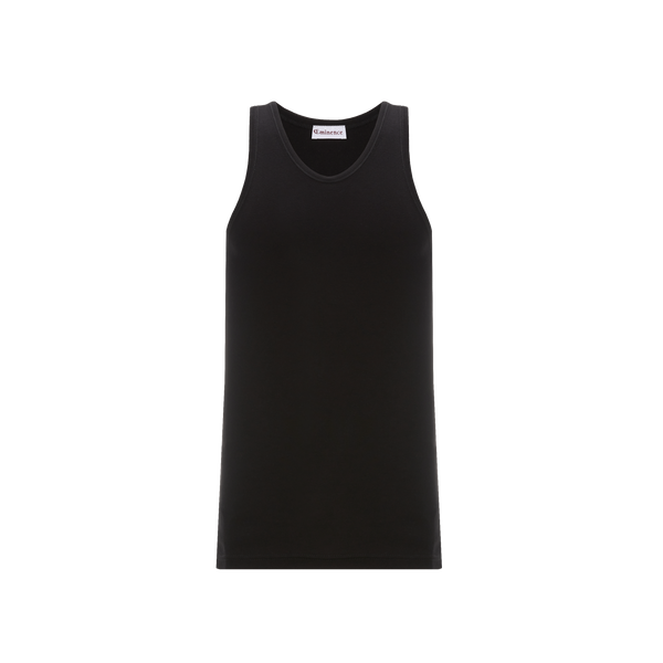 Eminence Cotton Tank Top In Black
