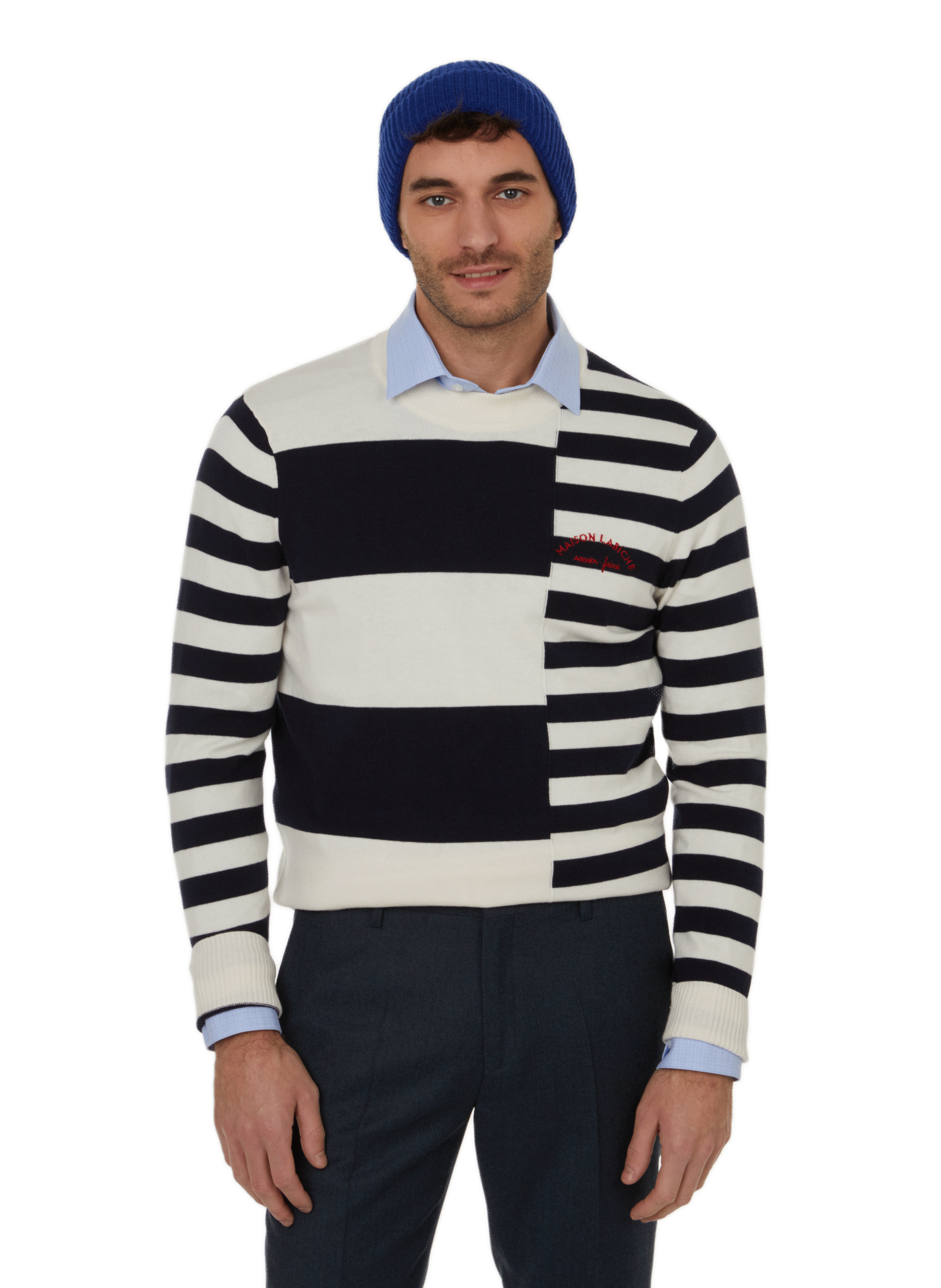 Merino wool beanie SAISON 1865 Blue