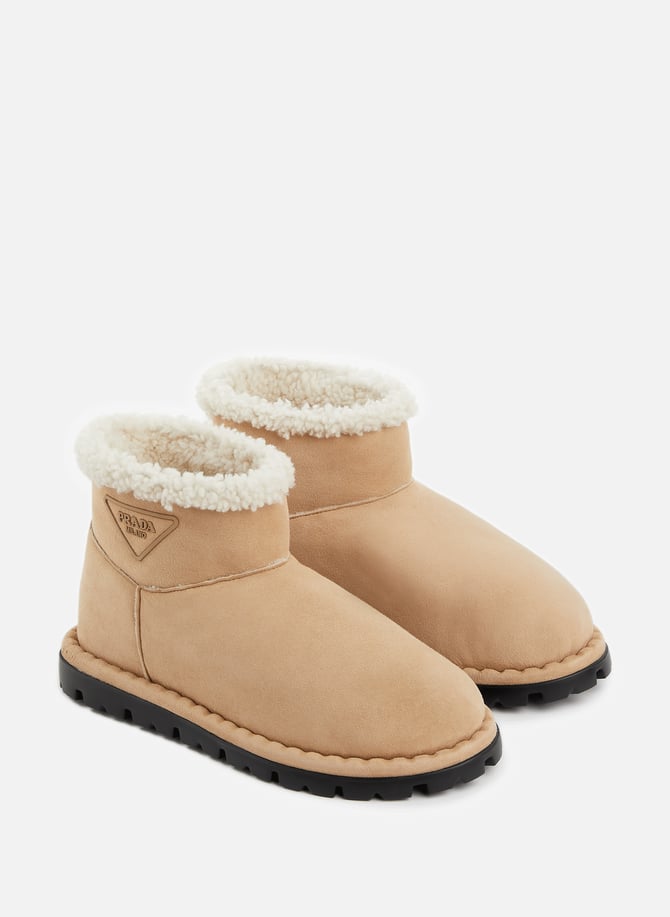 Mini top boots fourrées