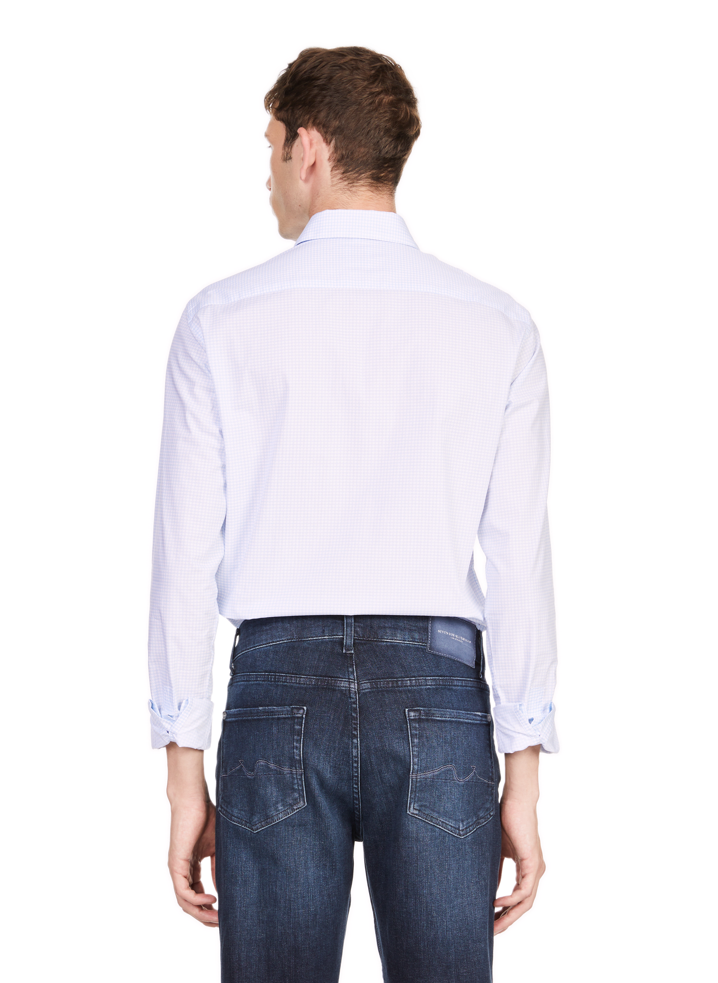 Chemise imprimée AU PRINTEMPS PARIS Bleu