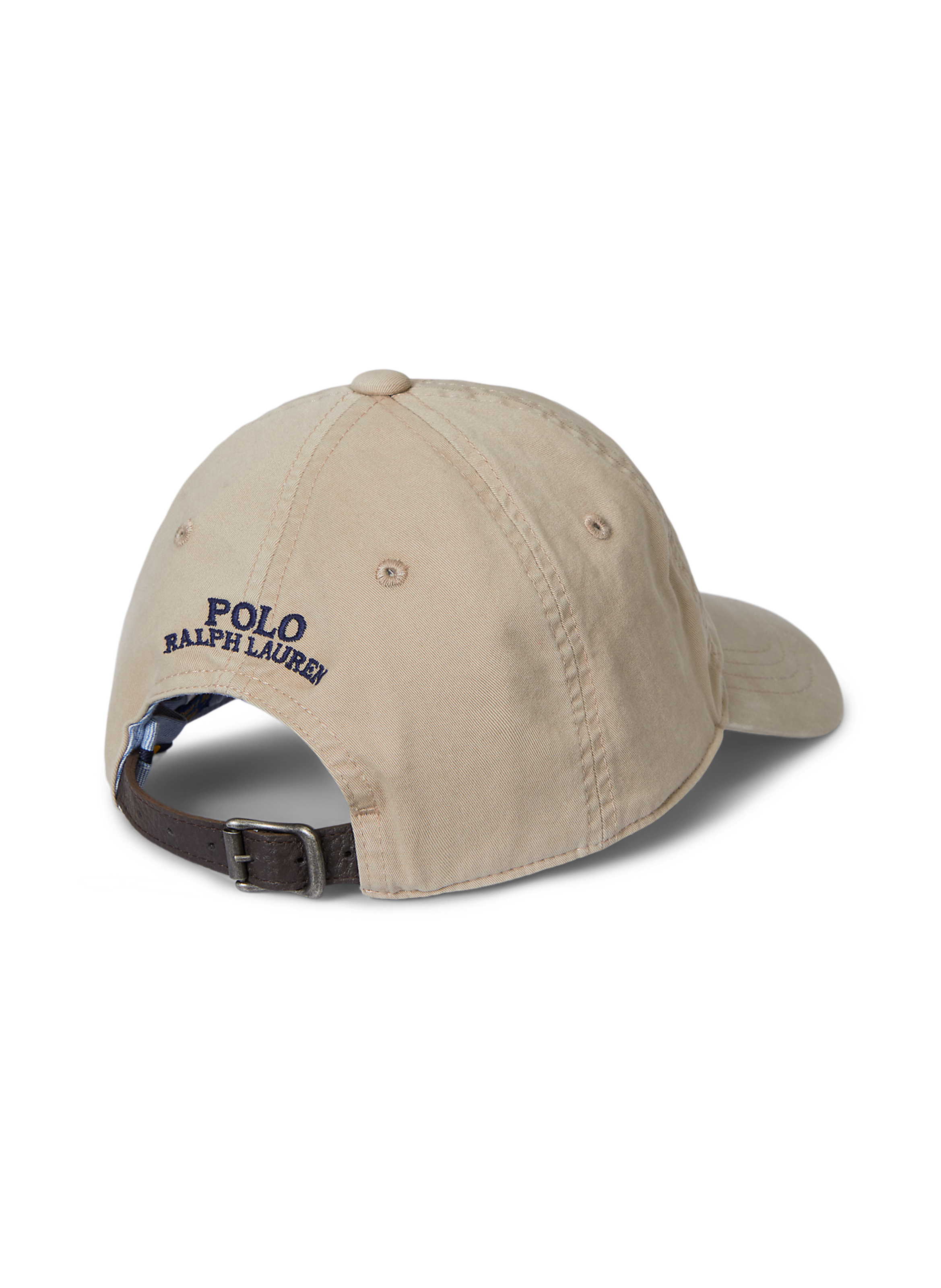 Casquette motif logo Beige