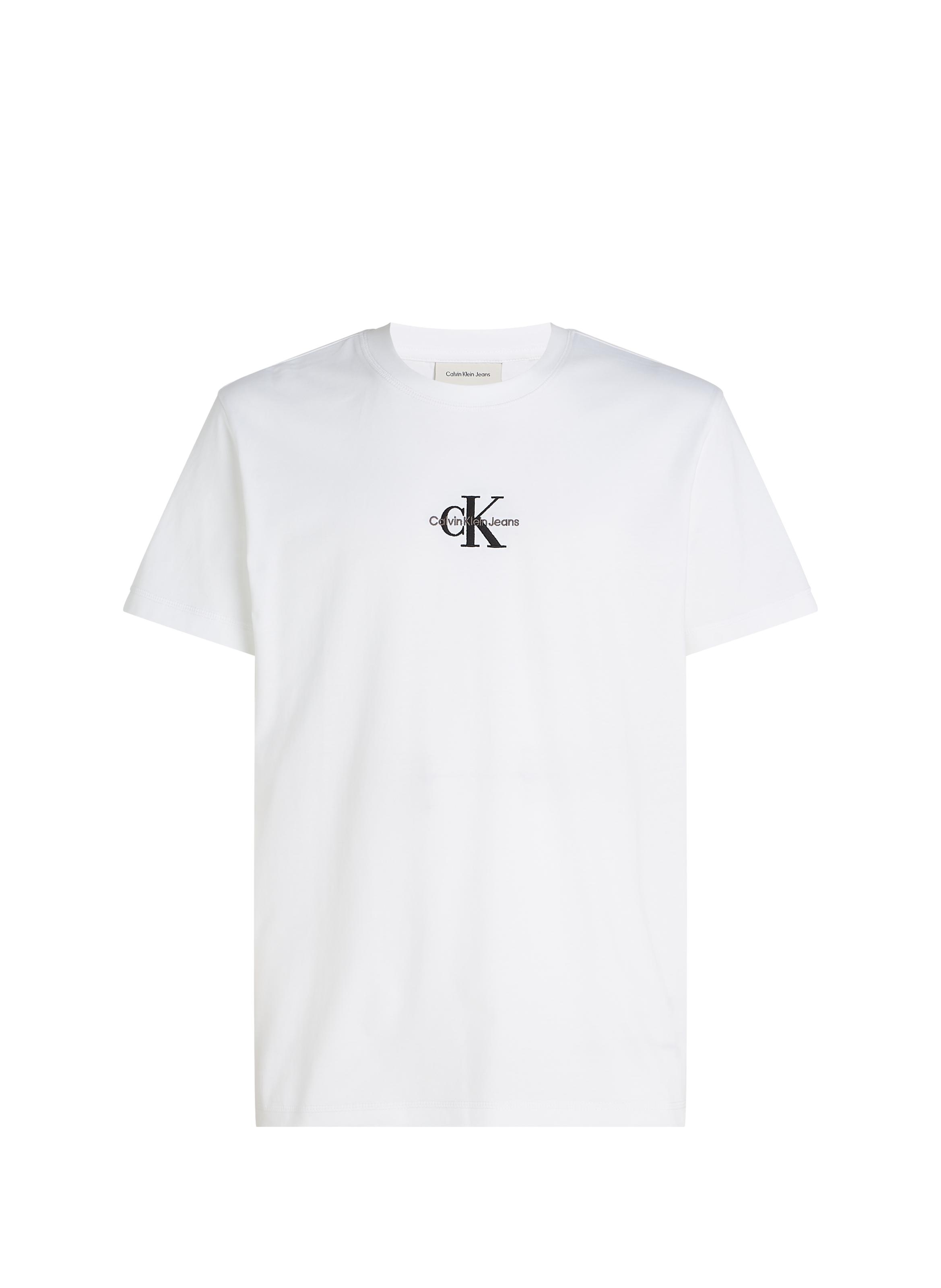  Logo cotton T-shirt CALVIN KLEIN White
