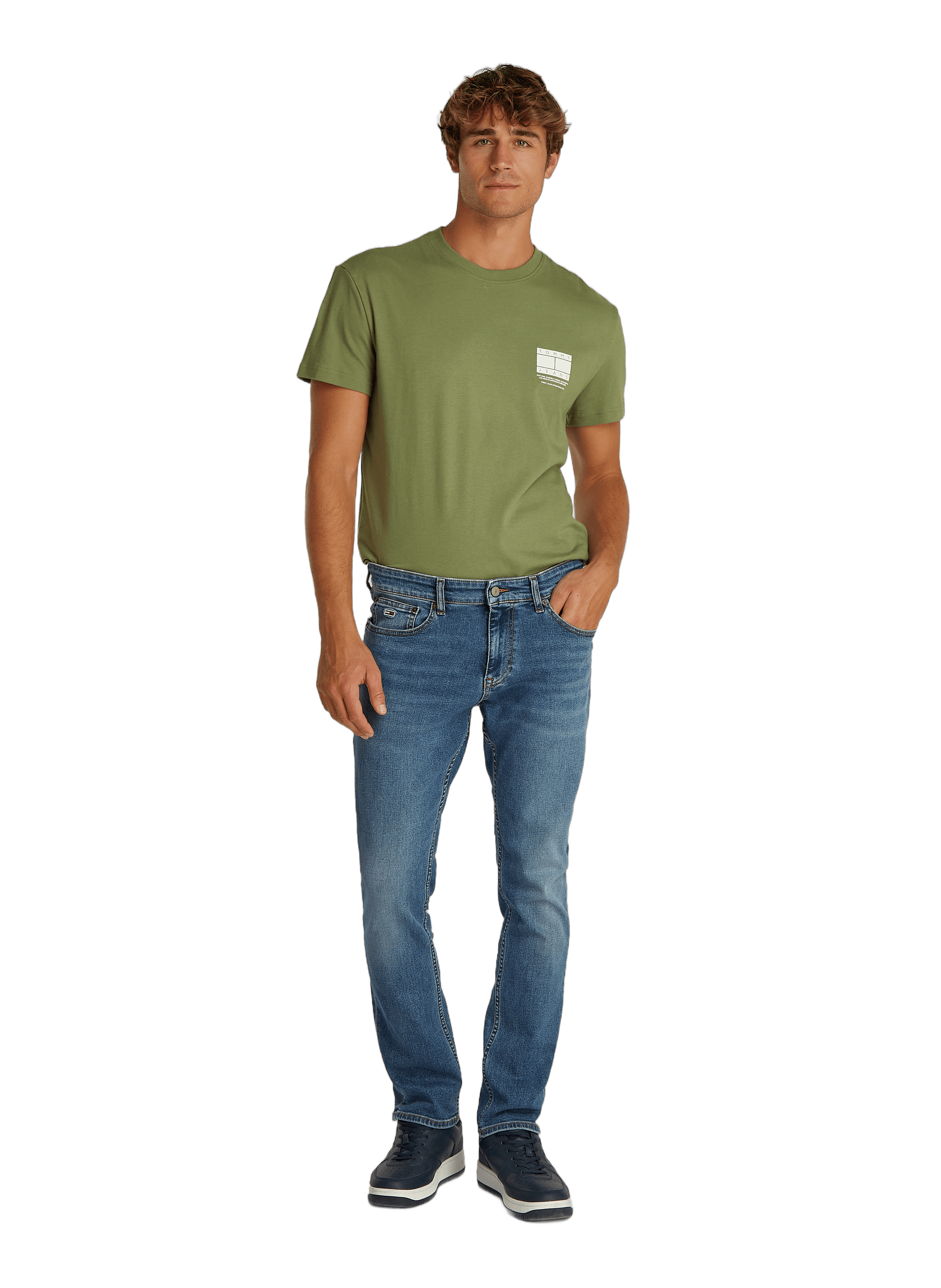 Cotton T-shirt TOMMY HILFIGER Blue