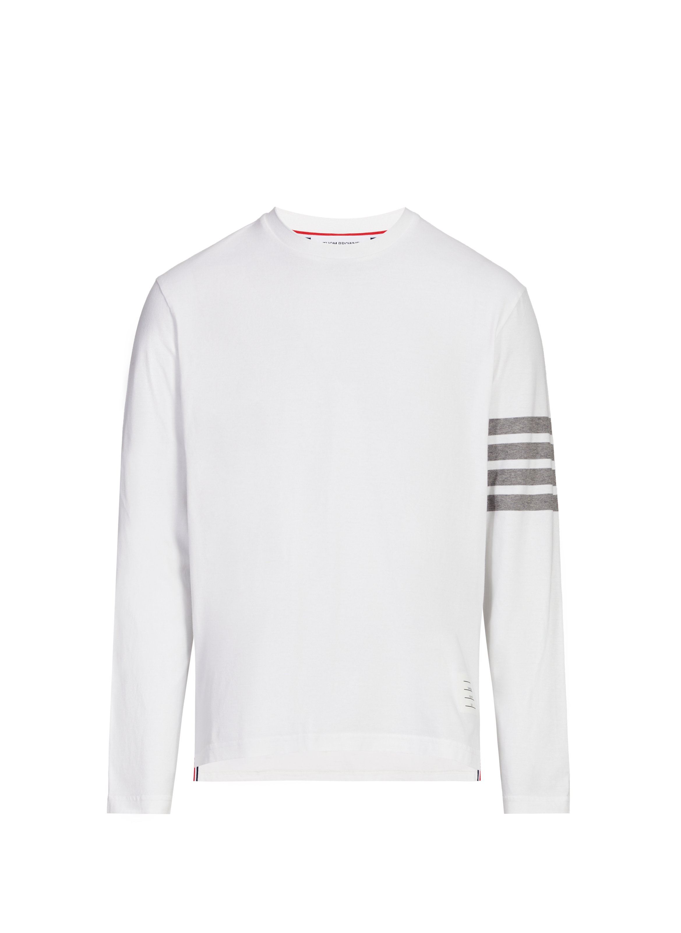 Long sleeve T-shirt THOM BROWNE White