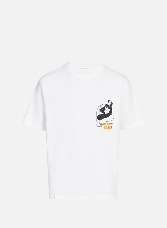 T-shirt en coton Blanc by SAMSOE SAMSOE SAMSOE SAMSOE T-shirt en coton Blanc