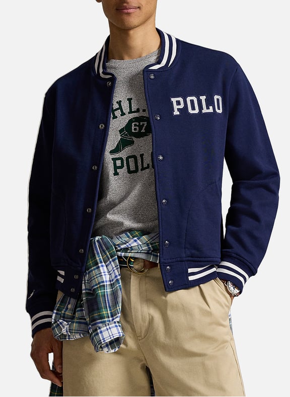 Veste en coton mélangé Bleu by POLO RALPH LAUREN POLO RALPH LAUREN Veste en coton mélangé Bleu