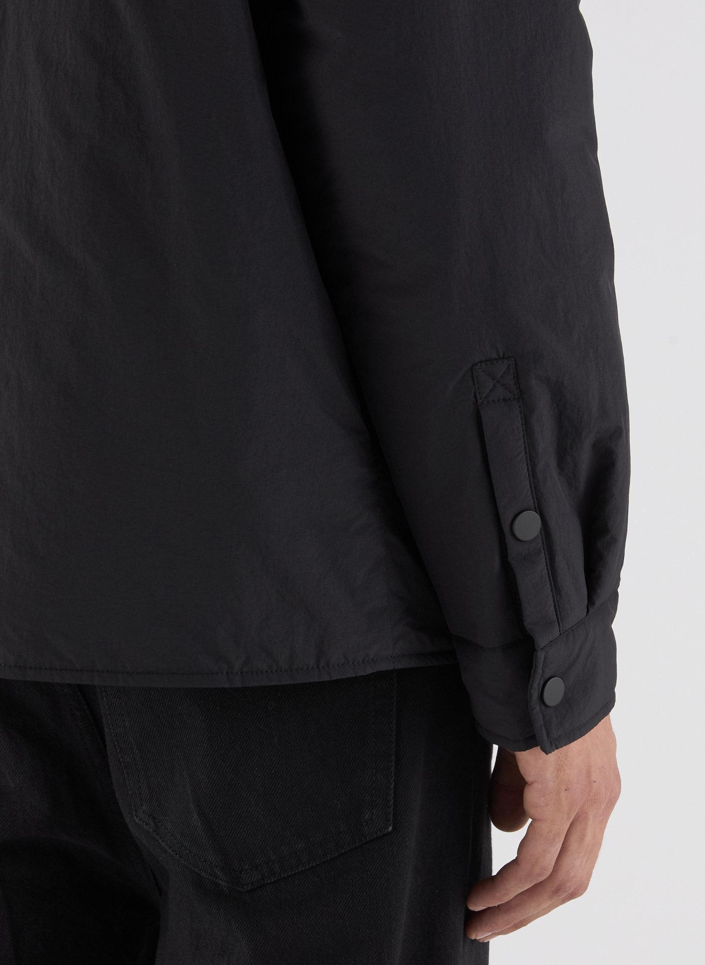 Surchemise droite col classique paddée SAISON 1865 Noir