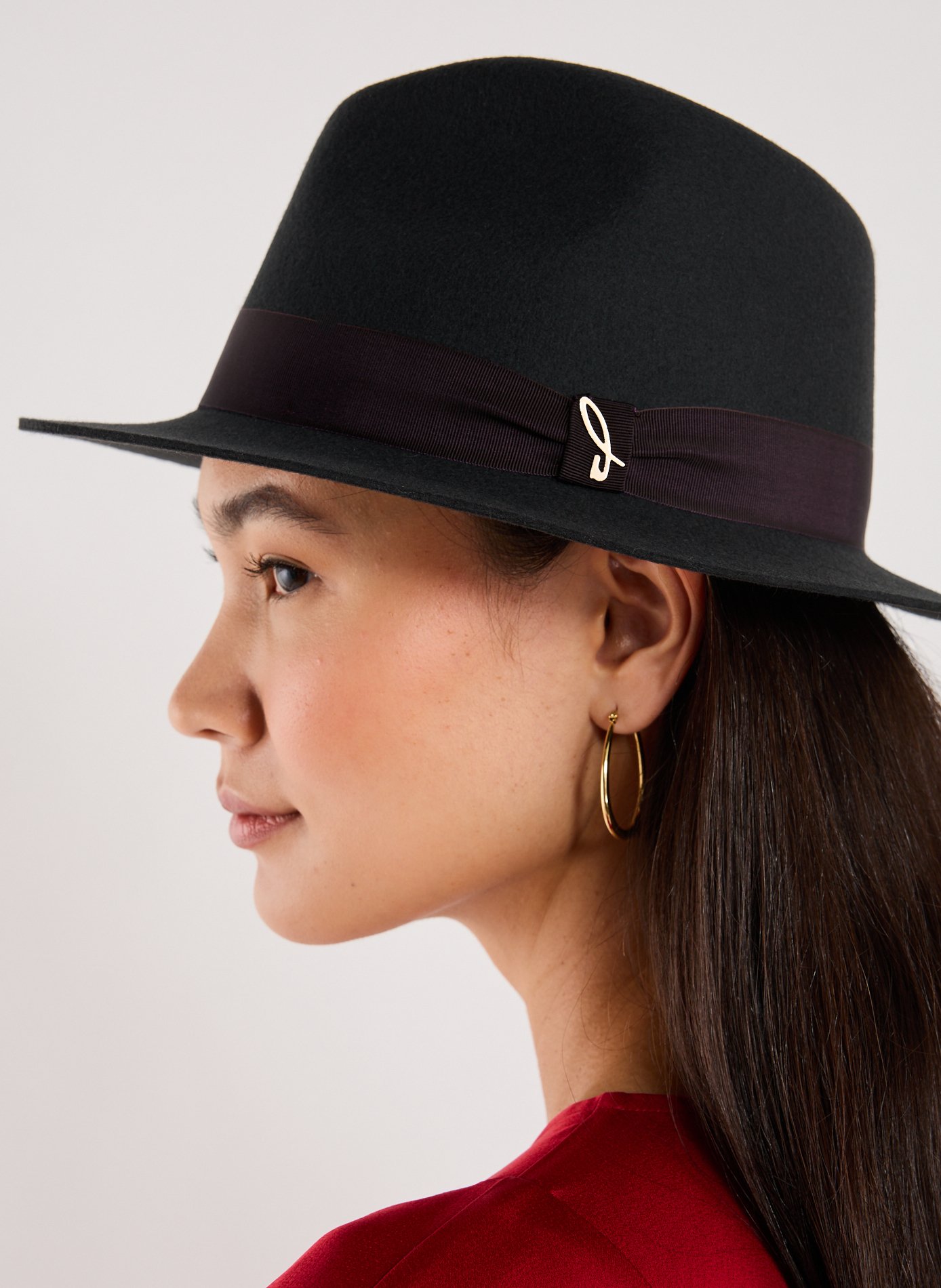 Wool Trilby Hat DORIA 1905 Grey