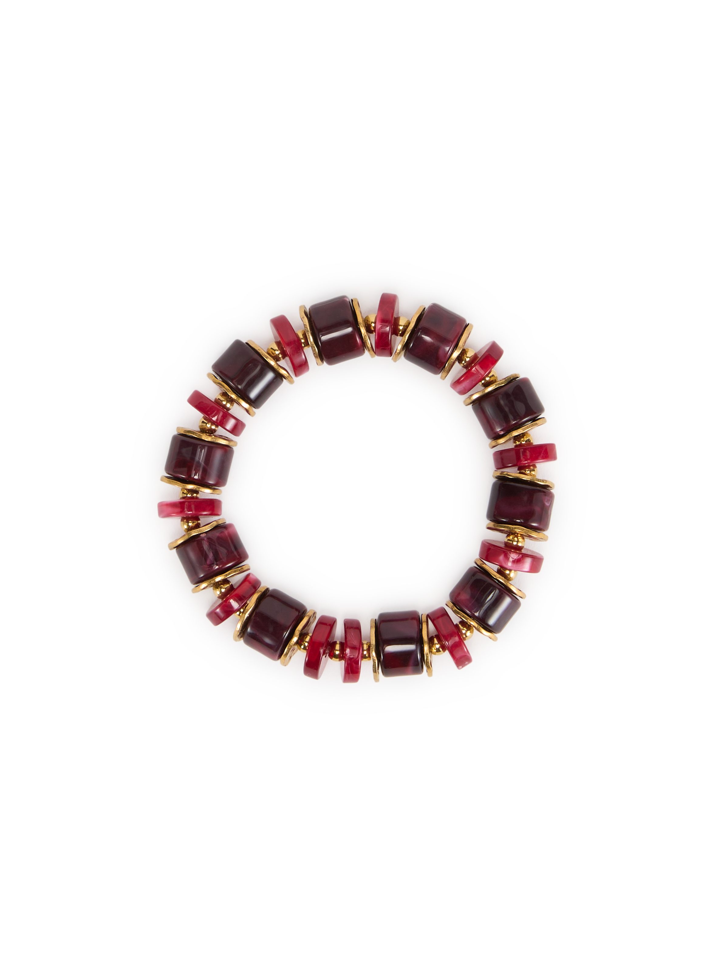 AU PRINTEMPS PARIS Pearl bracelet Red