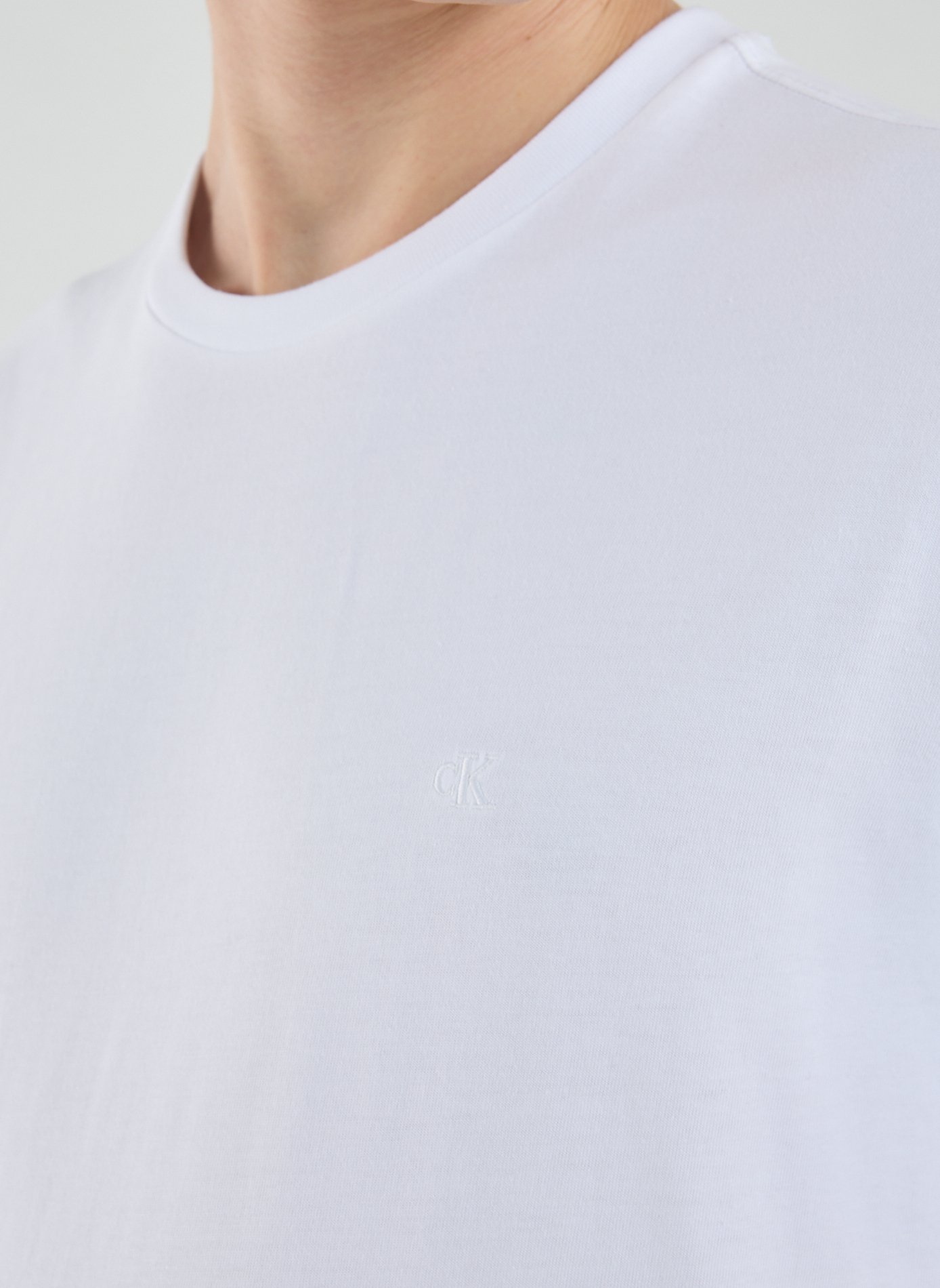 T-shirt en coton CALVIN KLEIN Blanc