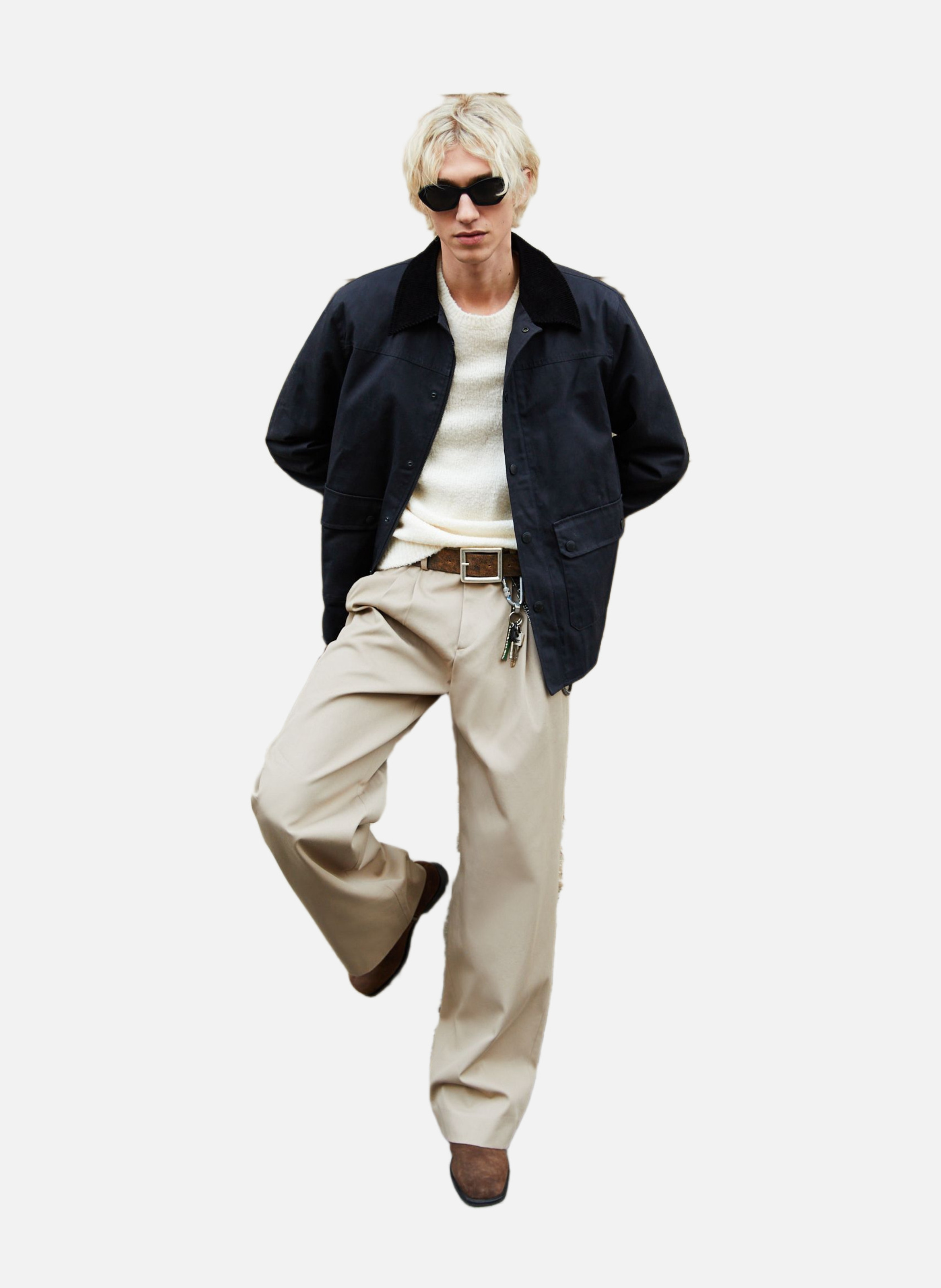 Blouson en coton THE KOOPLES Bleu