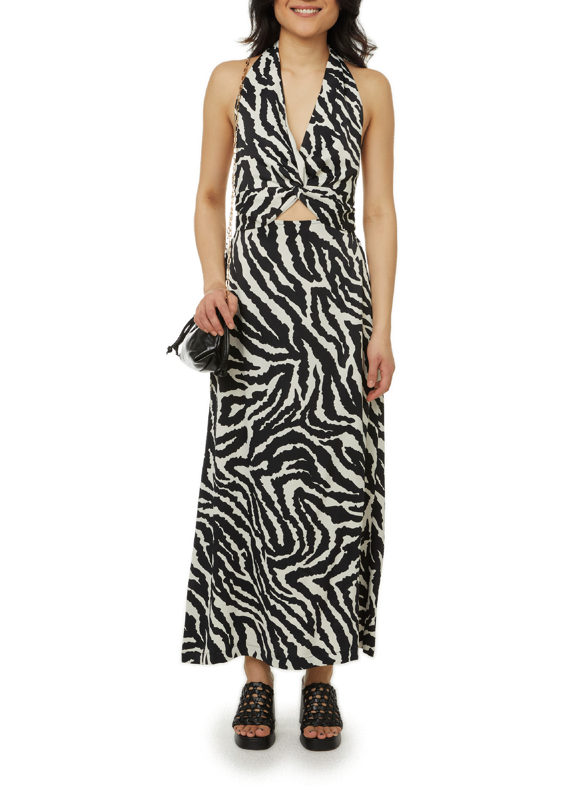 SAISON 1865 Reese satin dress Multicolour