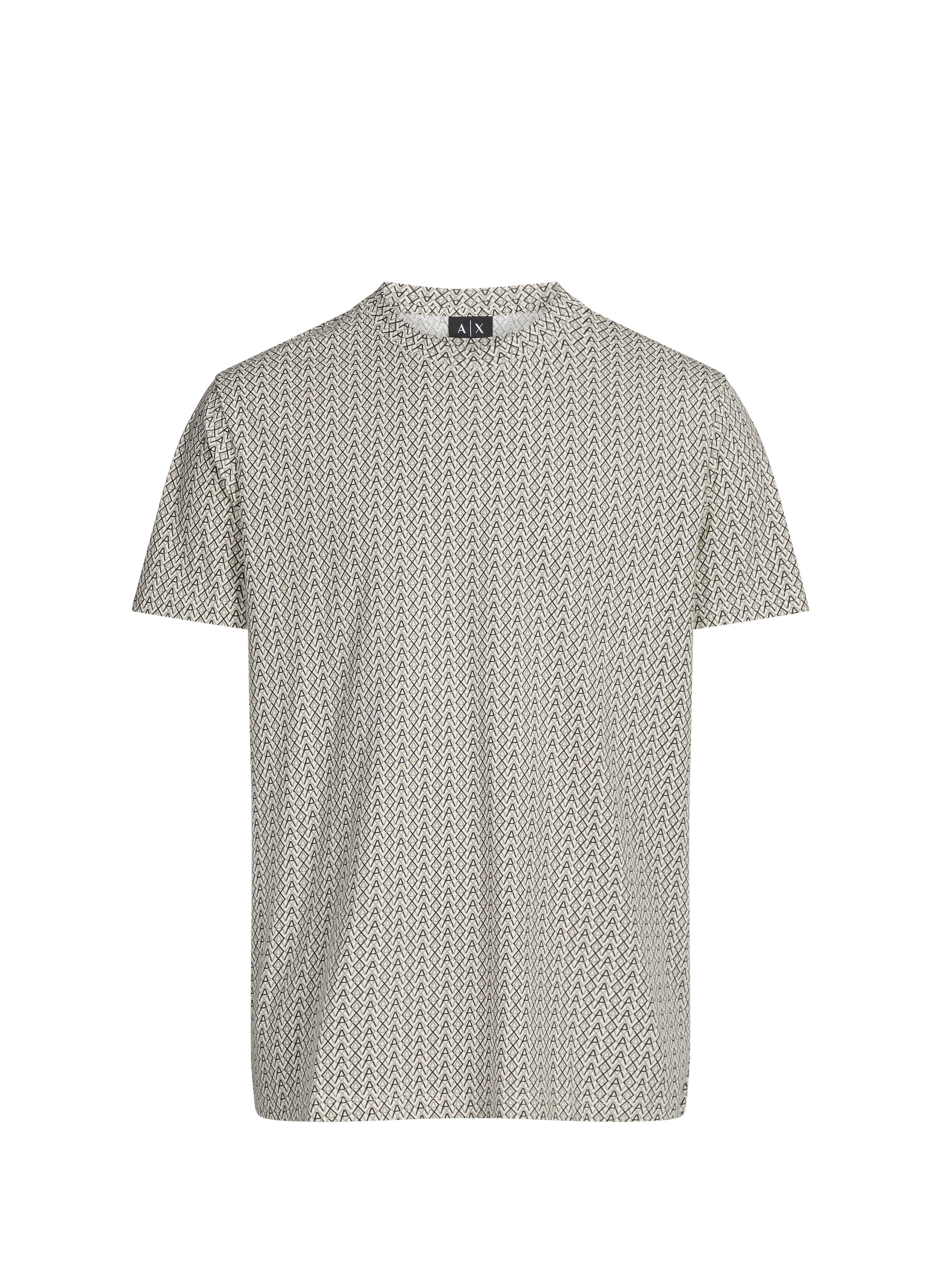 T-shirt imprimé en coton ARMANI EXCHANGE Beige