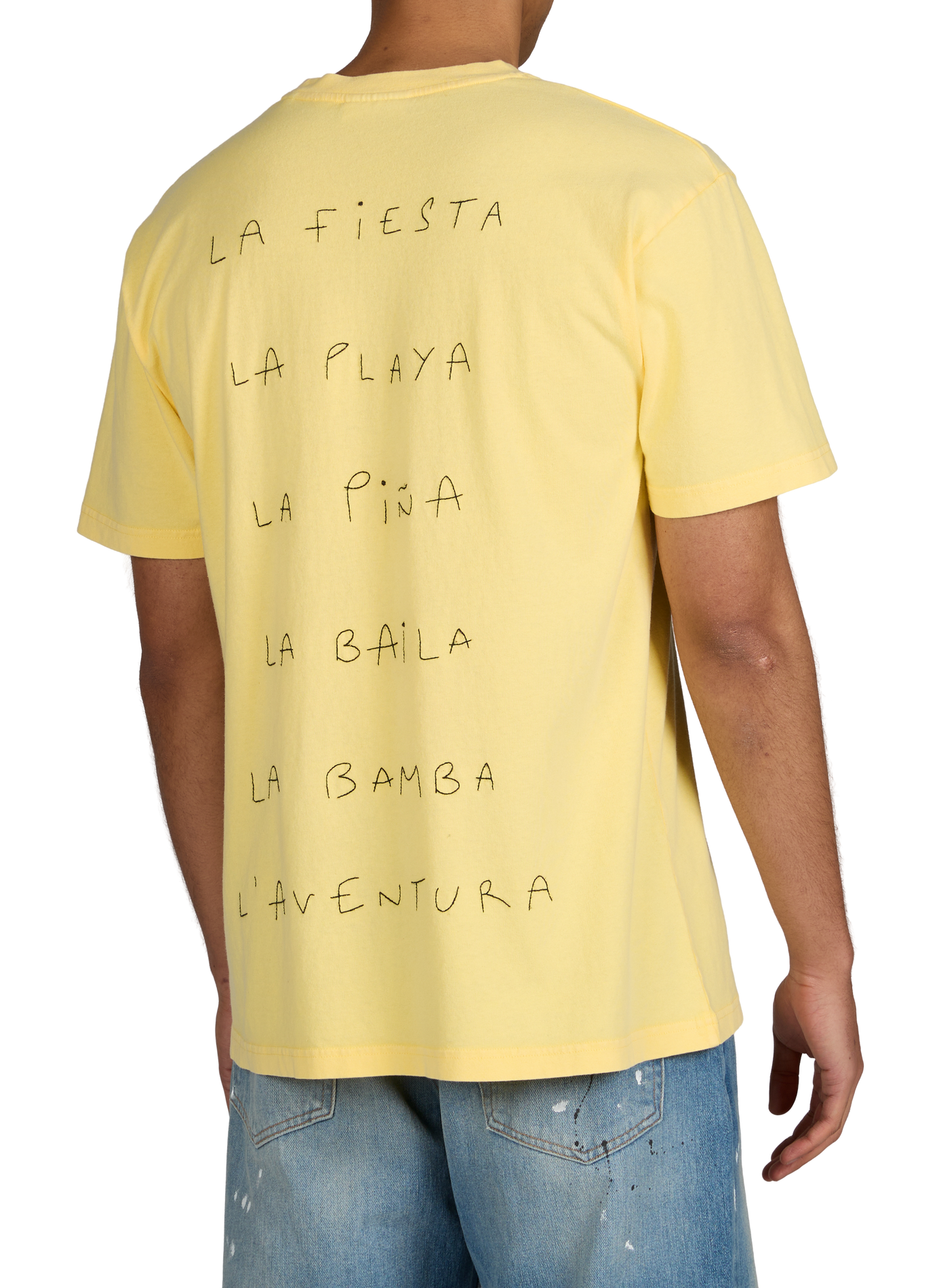 La Bamba organic cotton T-shirt MAISON LABICHE Yellow