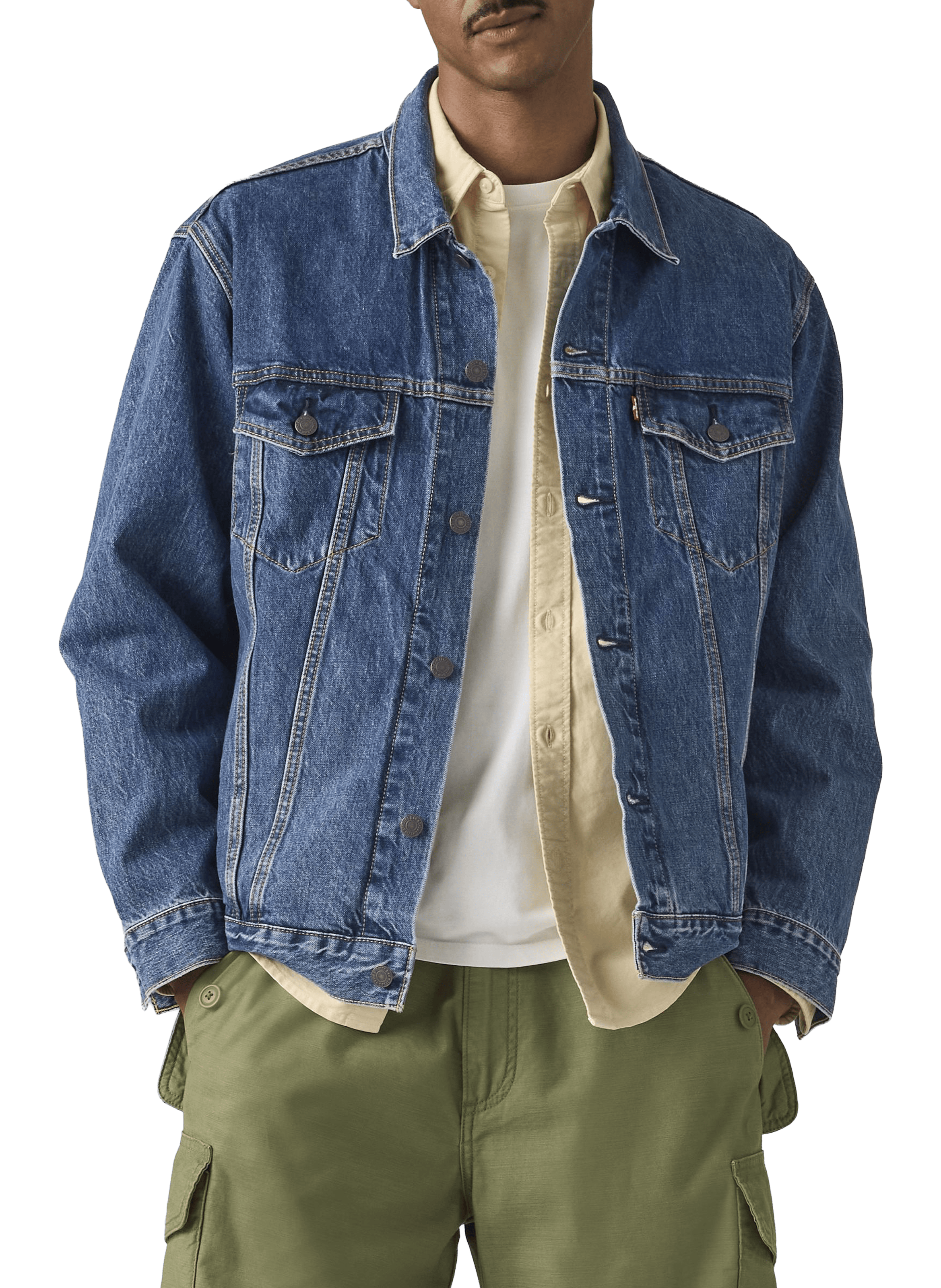 Relaxed Type iii Cotton Trucker Jacket LEVI'S Blue