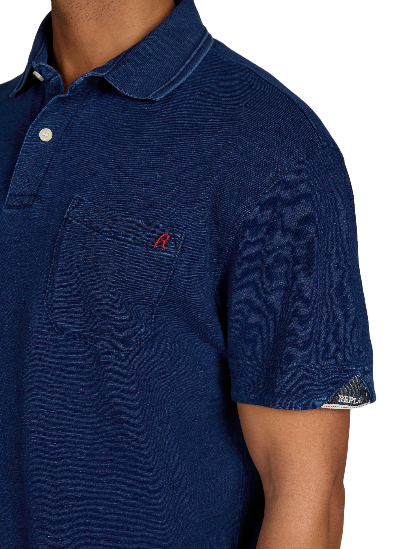Cotton polo shirt REPLAY Blue