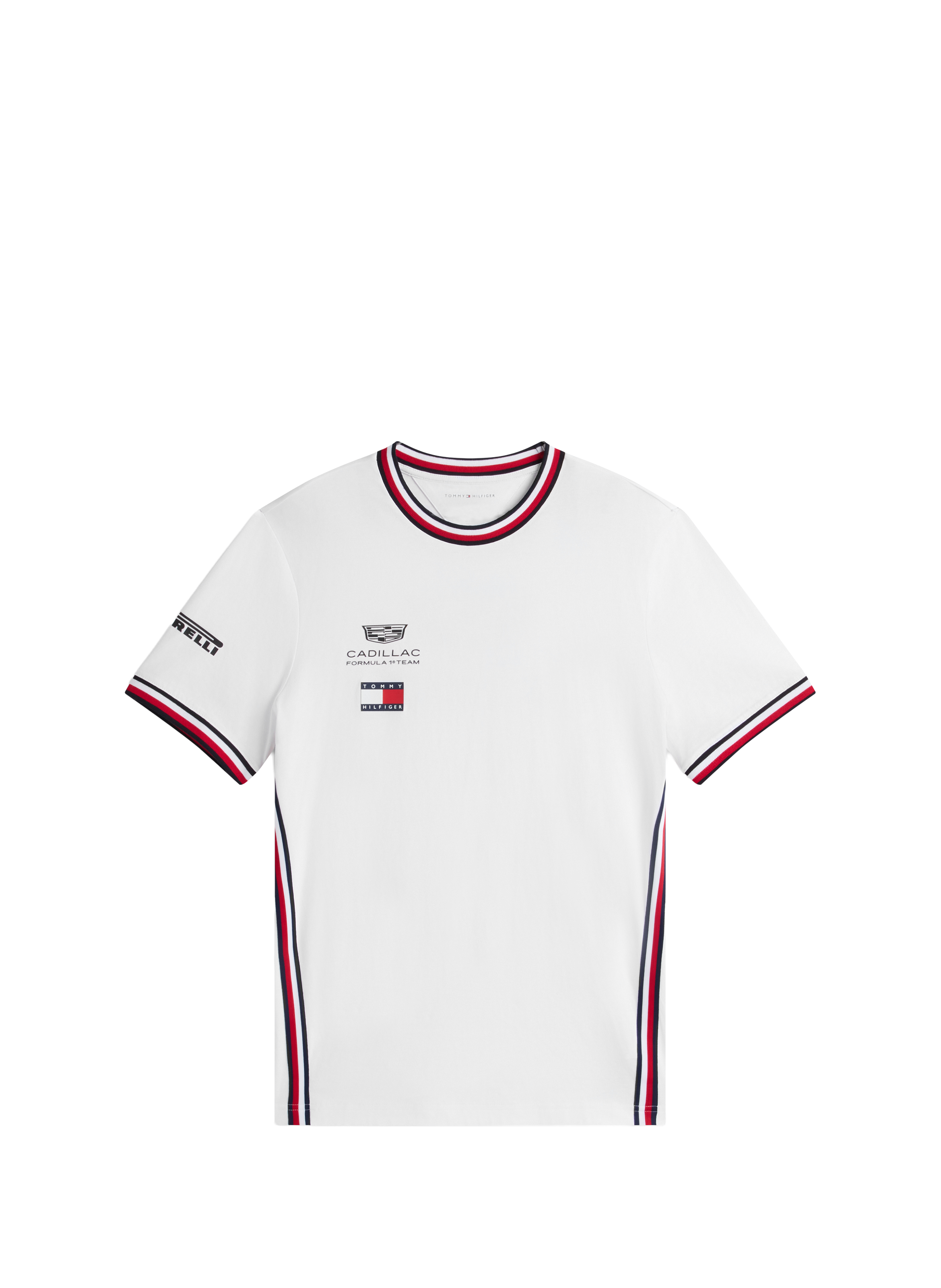 T-shirt TH x Cadillac Formula 1 Team Replica in cotton TOMMY HILFIGER White