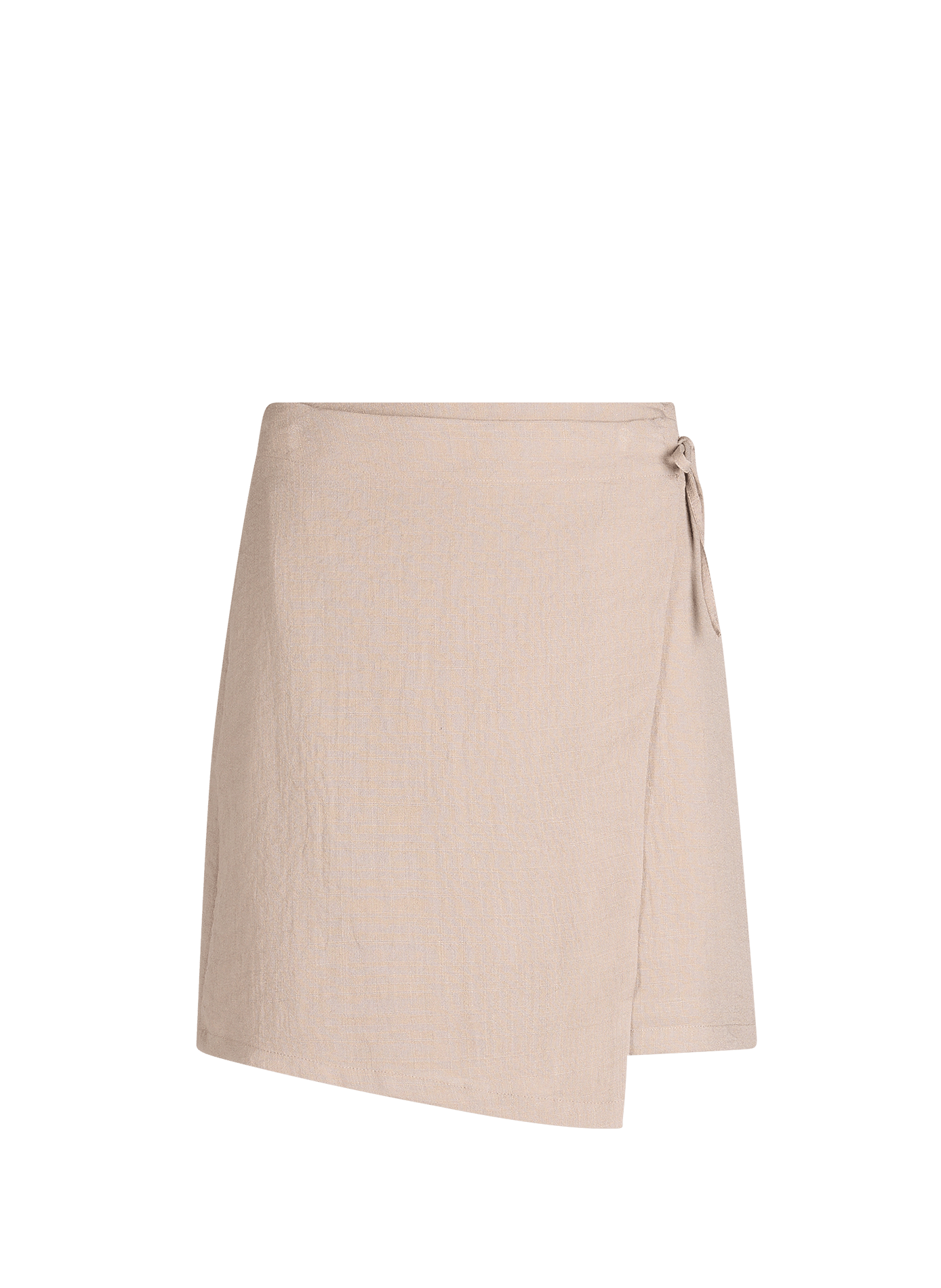 Jupe portefeuille unie OBJECT Marron