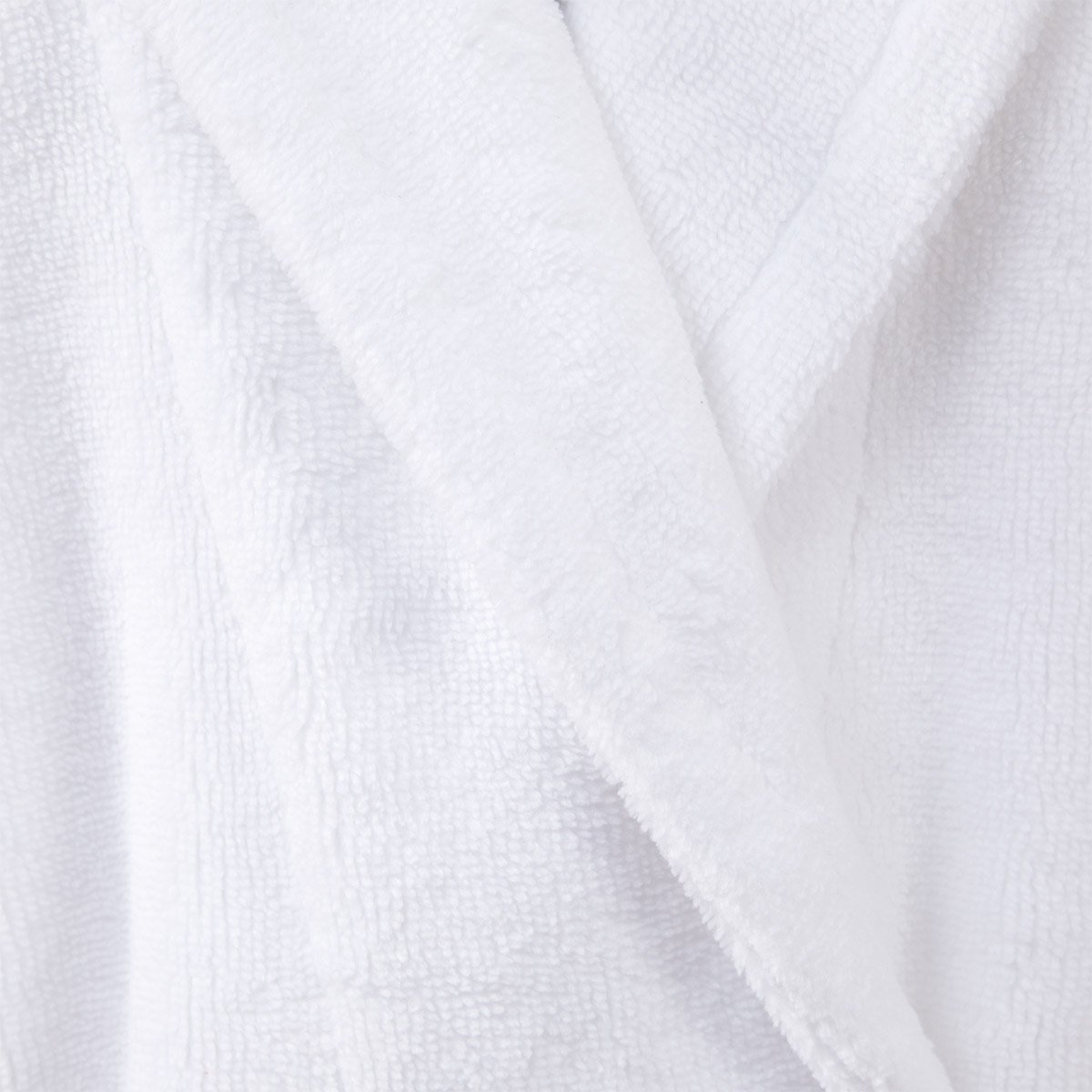 Peignoir long en polaire, decembre DESFORGES Blanc