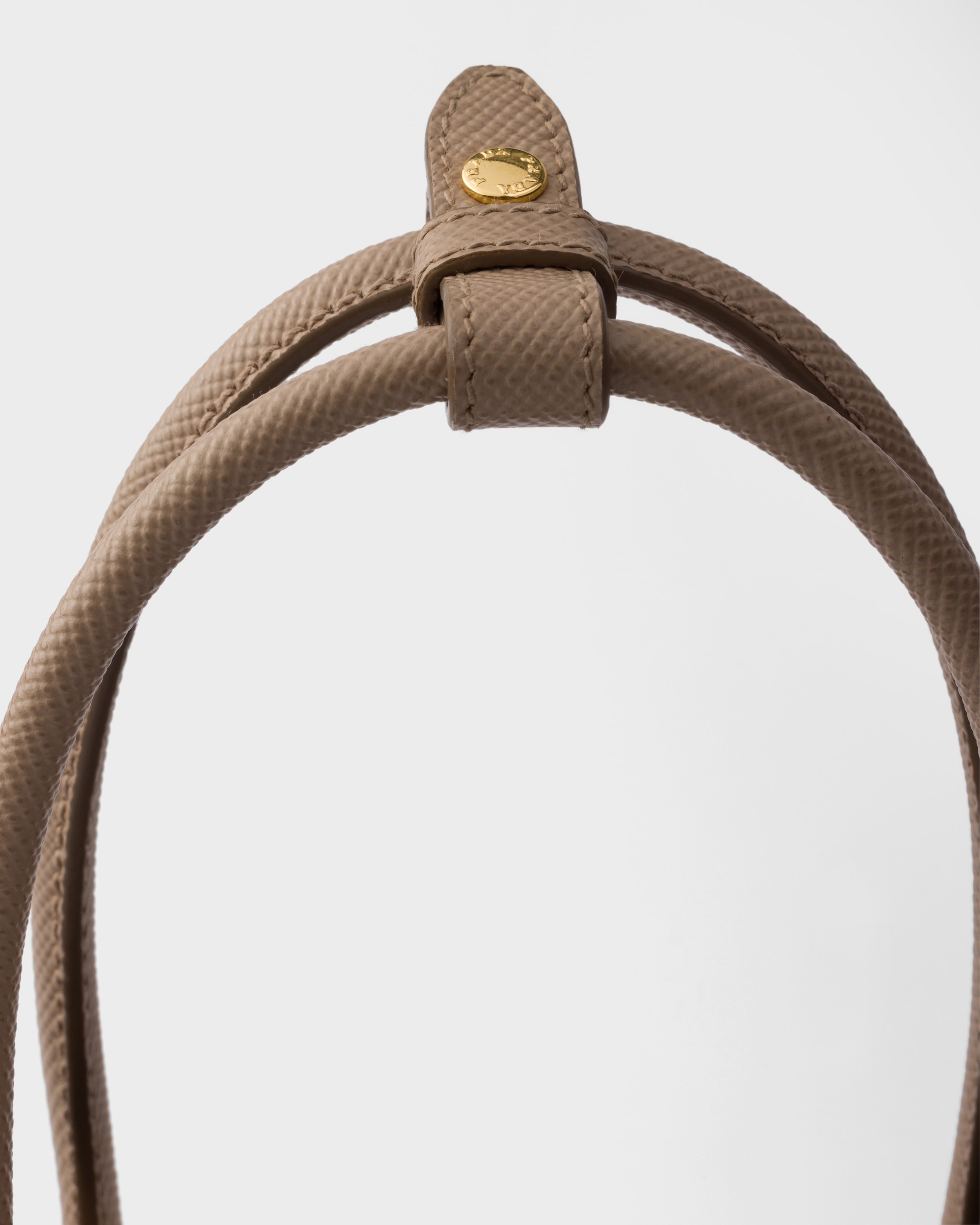Mini sac prada double en cuir saffiano PRADA Rose