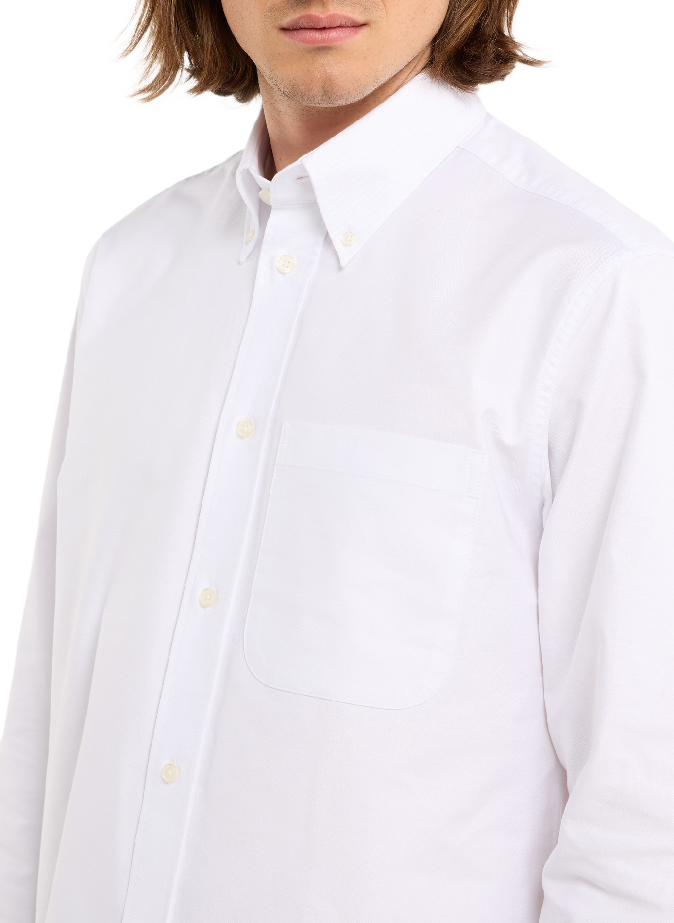 Chemise Amen en coton SAISON 1865 Blanc