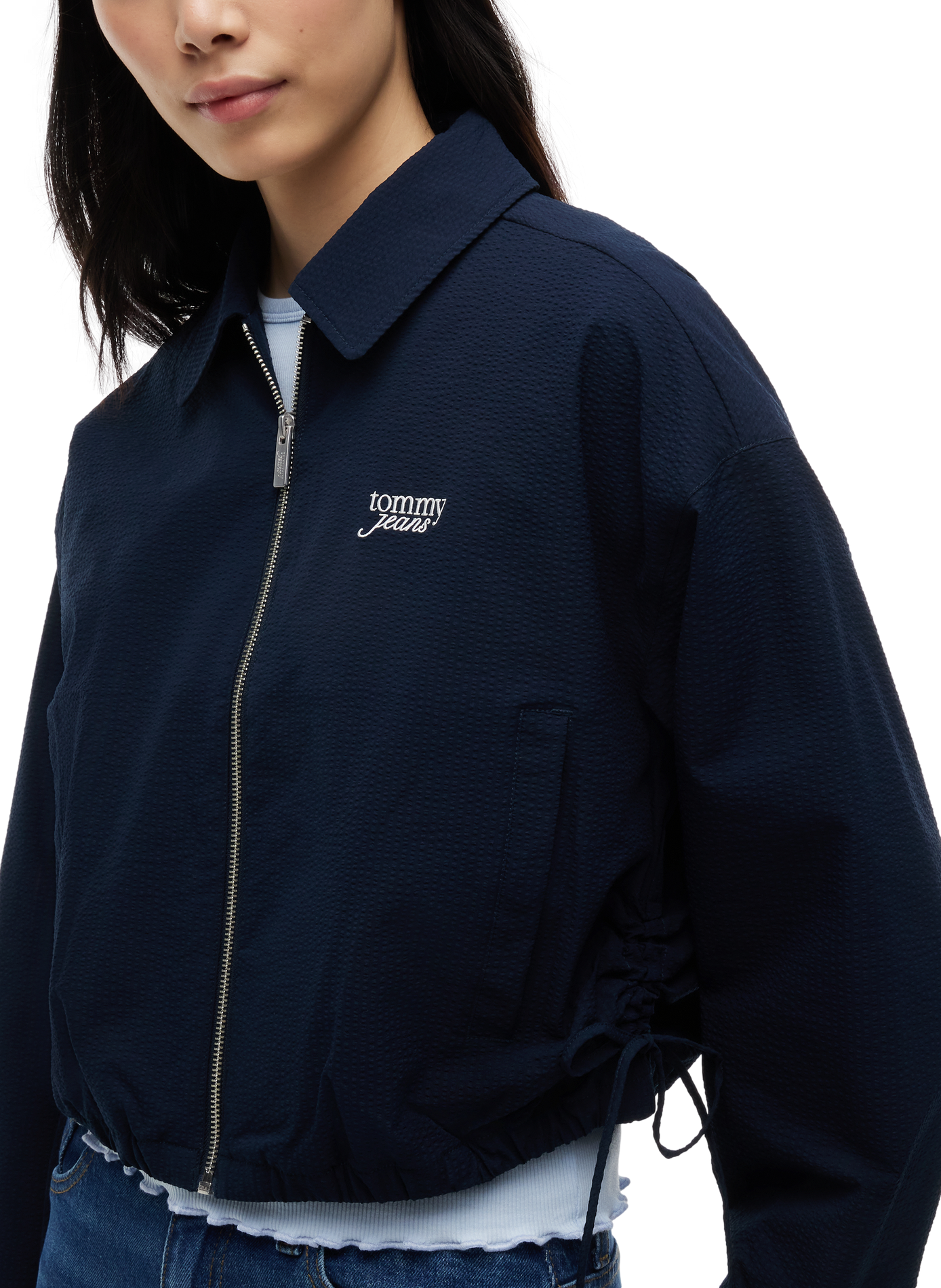 Jacket with classic collar TOMMY HILFIGER Blue