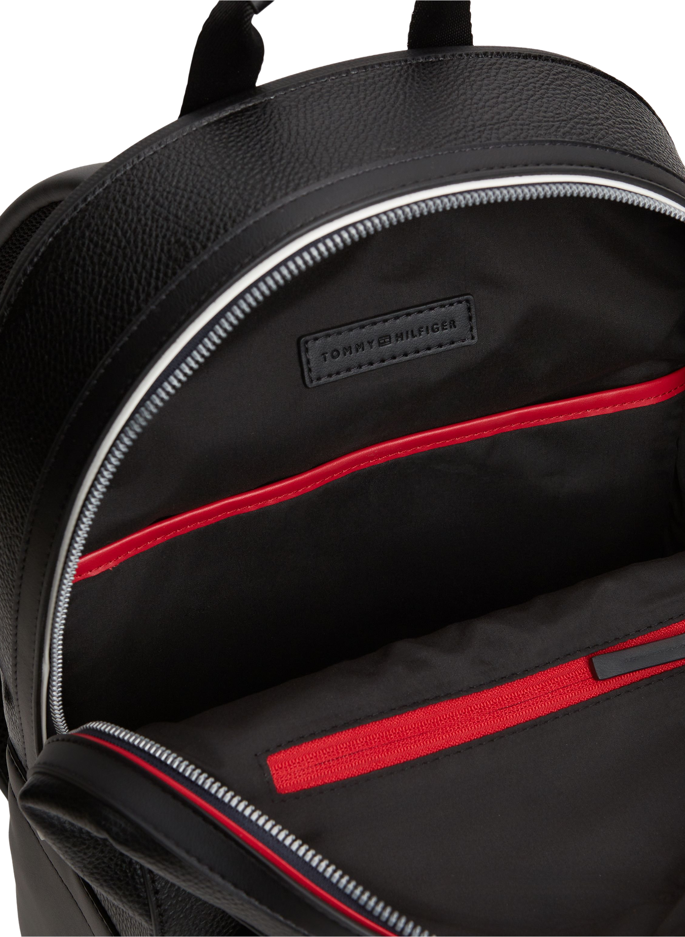 Rounded Zip Backpack TOMMY HILFIGER Black