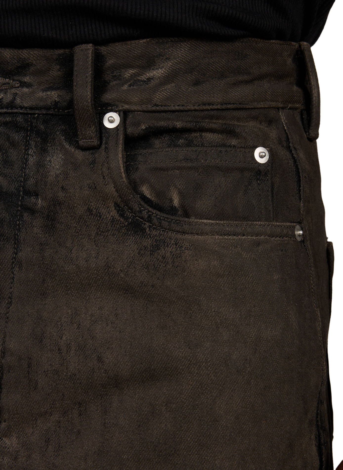 Bolan bootcut cotton jeans RICK OWENS Brown