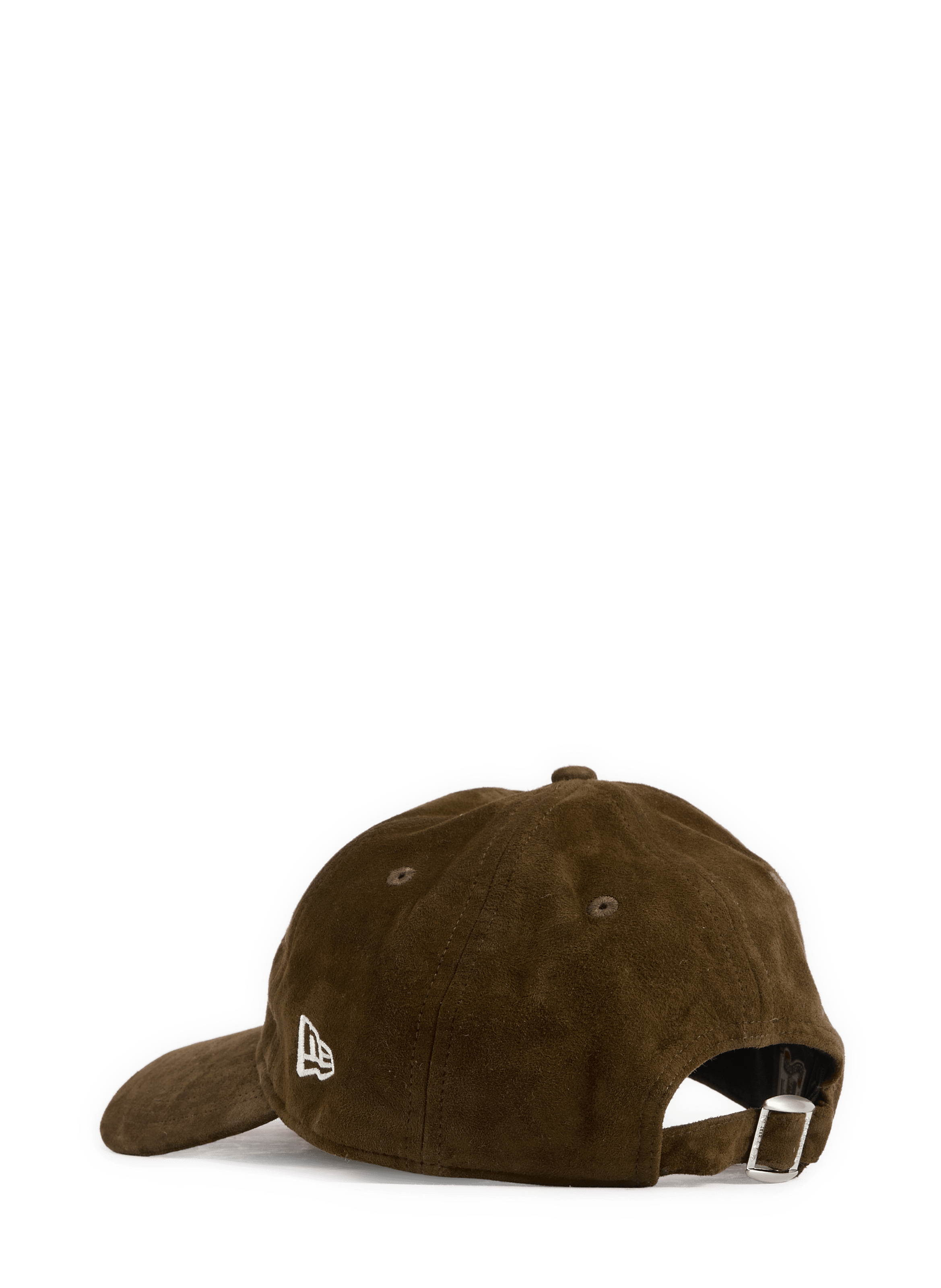 Embroidered Leather Logo Cap NEW ERA Brown