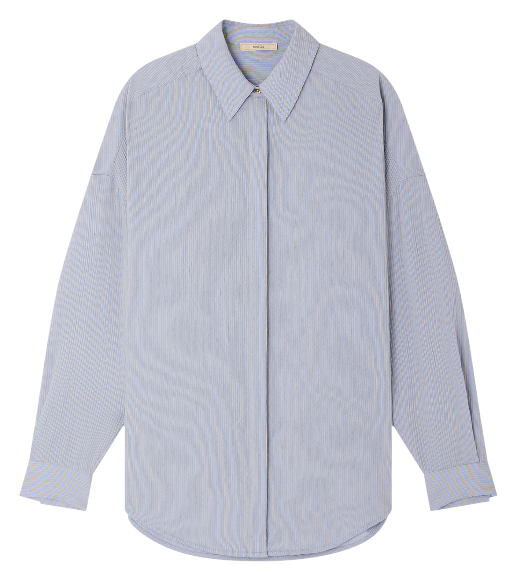 Chemise droite col classique liza SESSUN Bleu