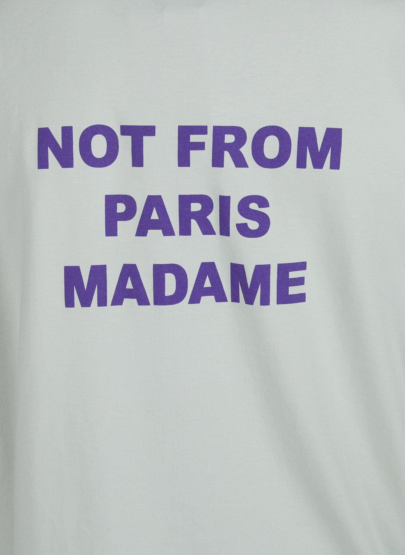 Lässiges T-Shirt aus bedruckter Baumwolle DROLE DE MONSIEUR Grau