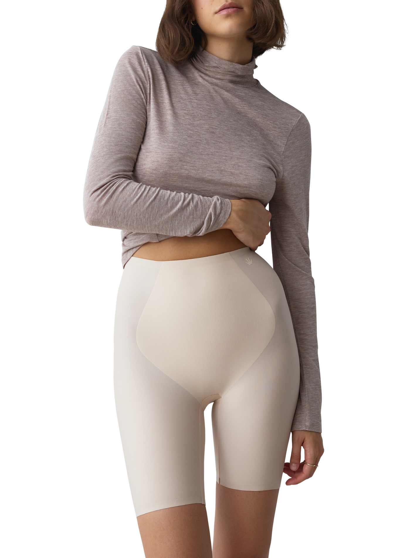 High-waisted sculpting culottes TRIUMPH Beige