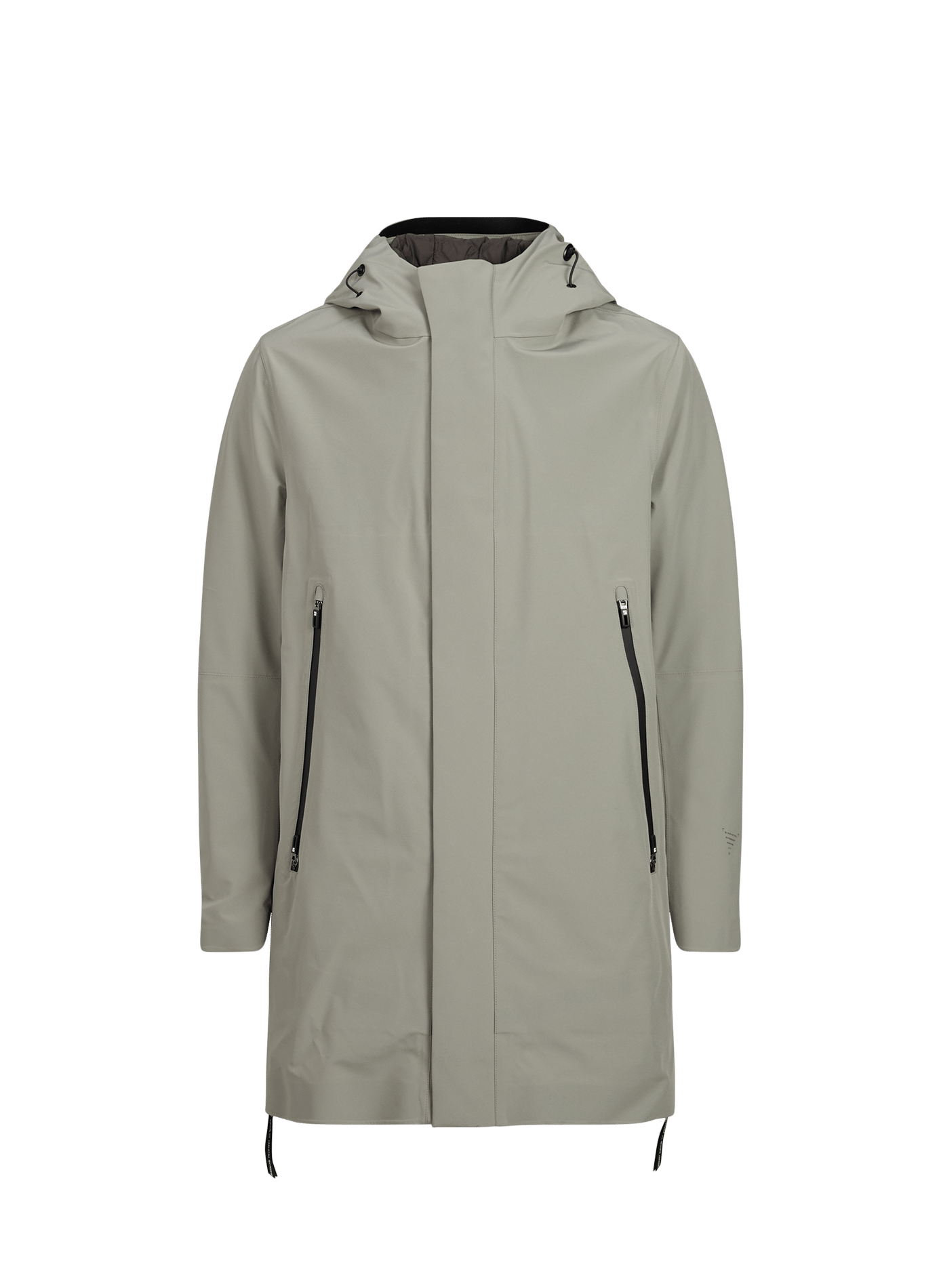Parka droite à capuche KRAKATAU Grey