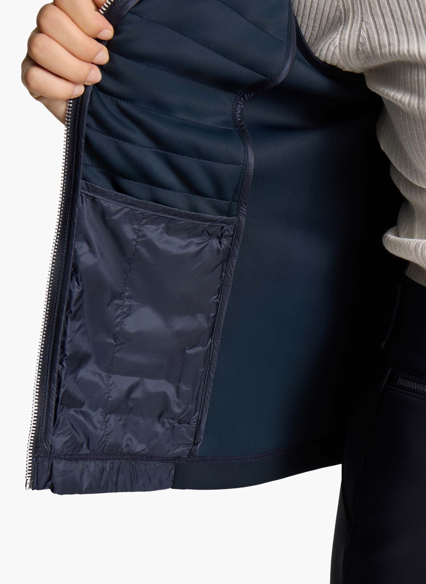 Veste technique asponita col montant coupe ajustée FUSALP Bleu