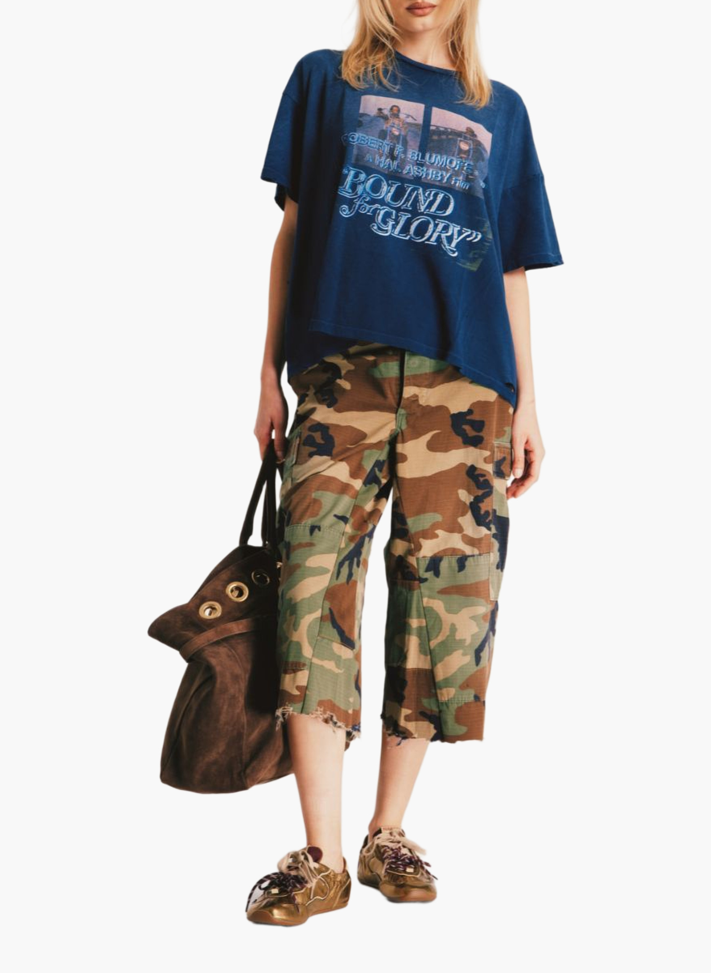 Baskets soul en cuir NAKED WOLFE Doré