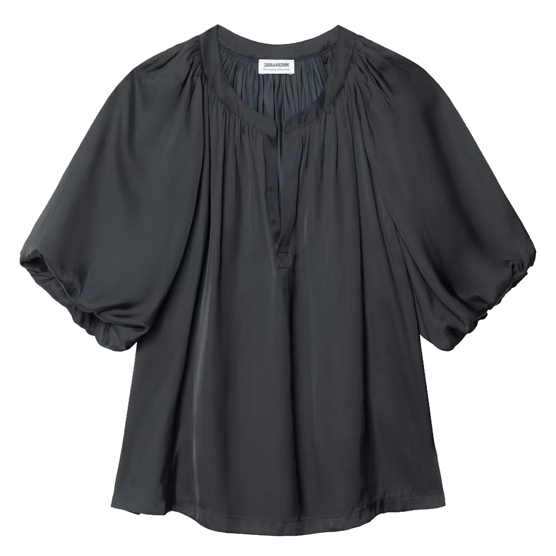 Ruime blouse met V-hals ZADIG&VOLTAIRE Zwart
