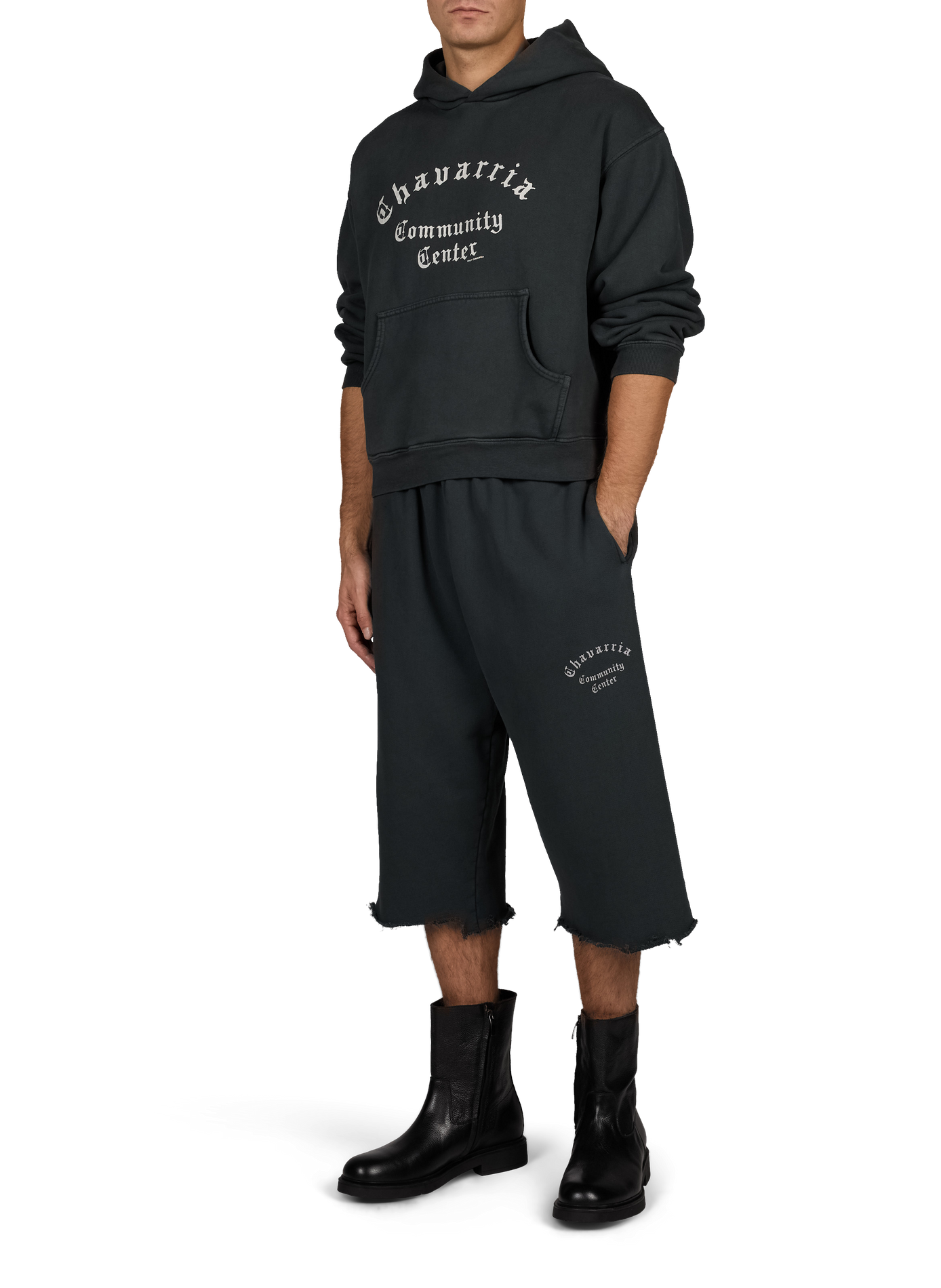 Cotton hoodie WILLY CHAVARRIA Grey