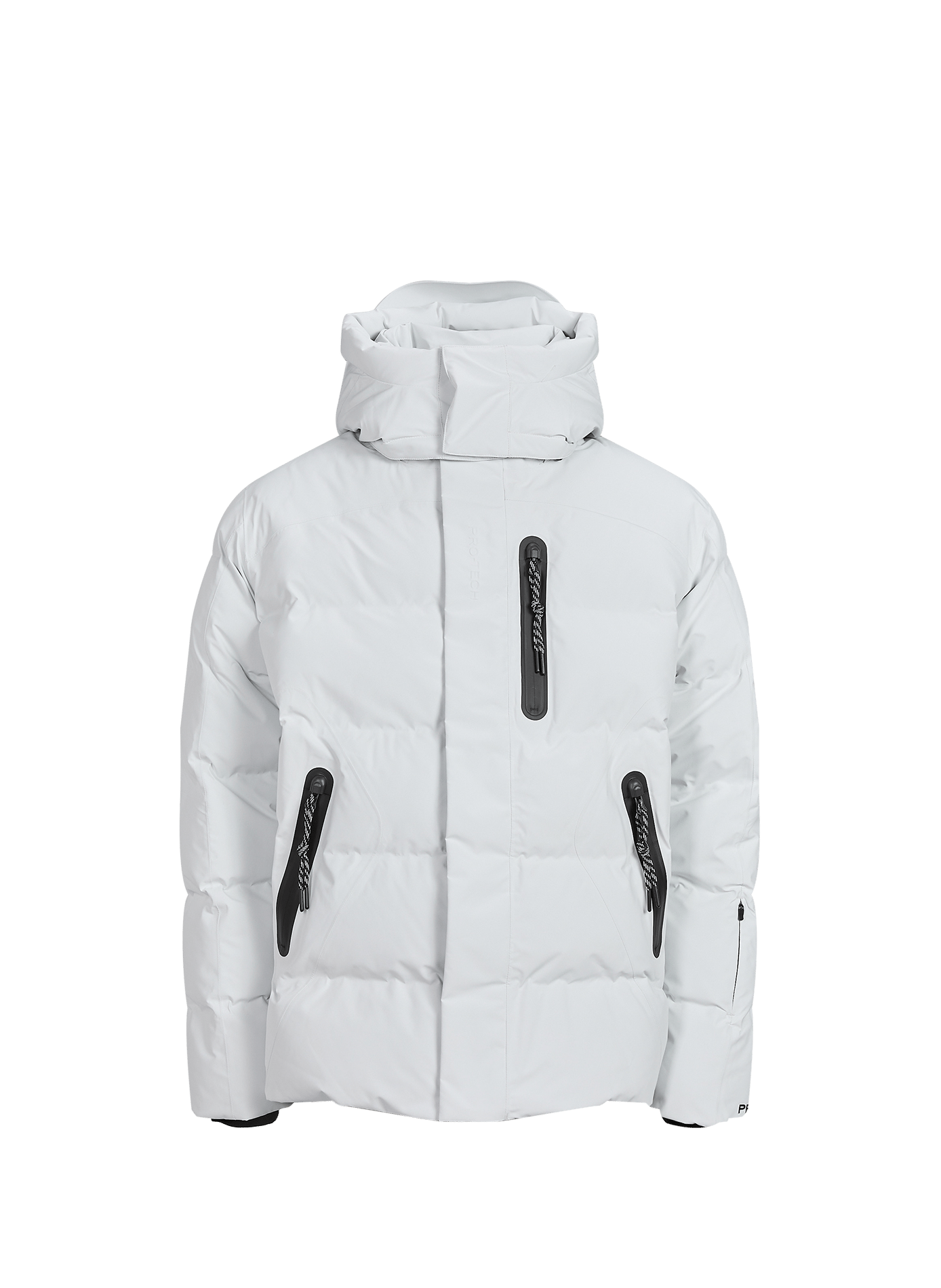 Gerade geschnittener, gesteppter Parka mit Kapuze MAKALU SAVE THE DUCK Beige