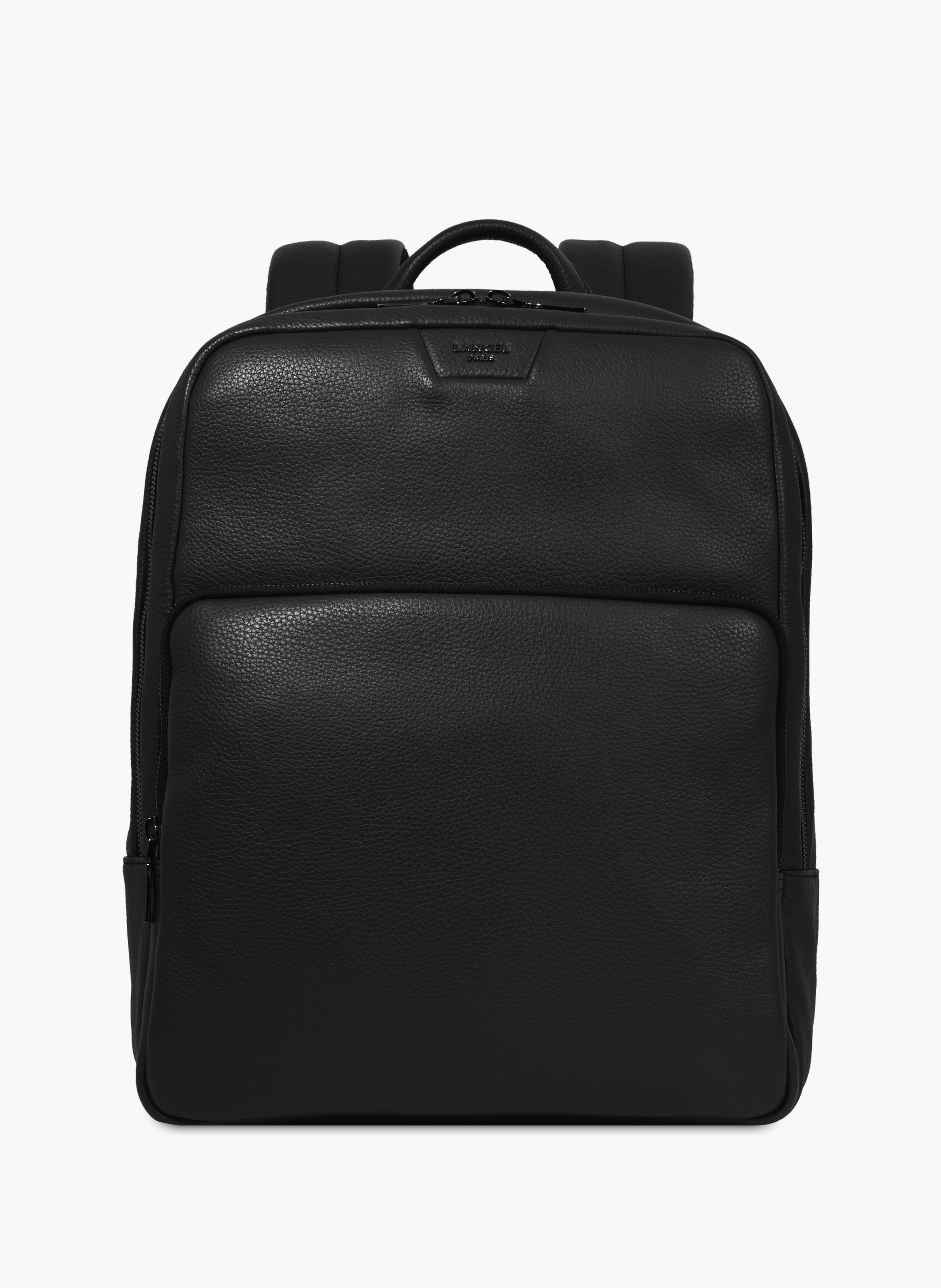 Rugzak zoals die van Lancel in leer LANCEL Zwart