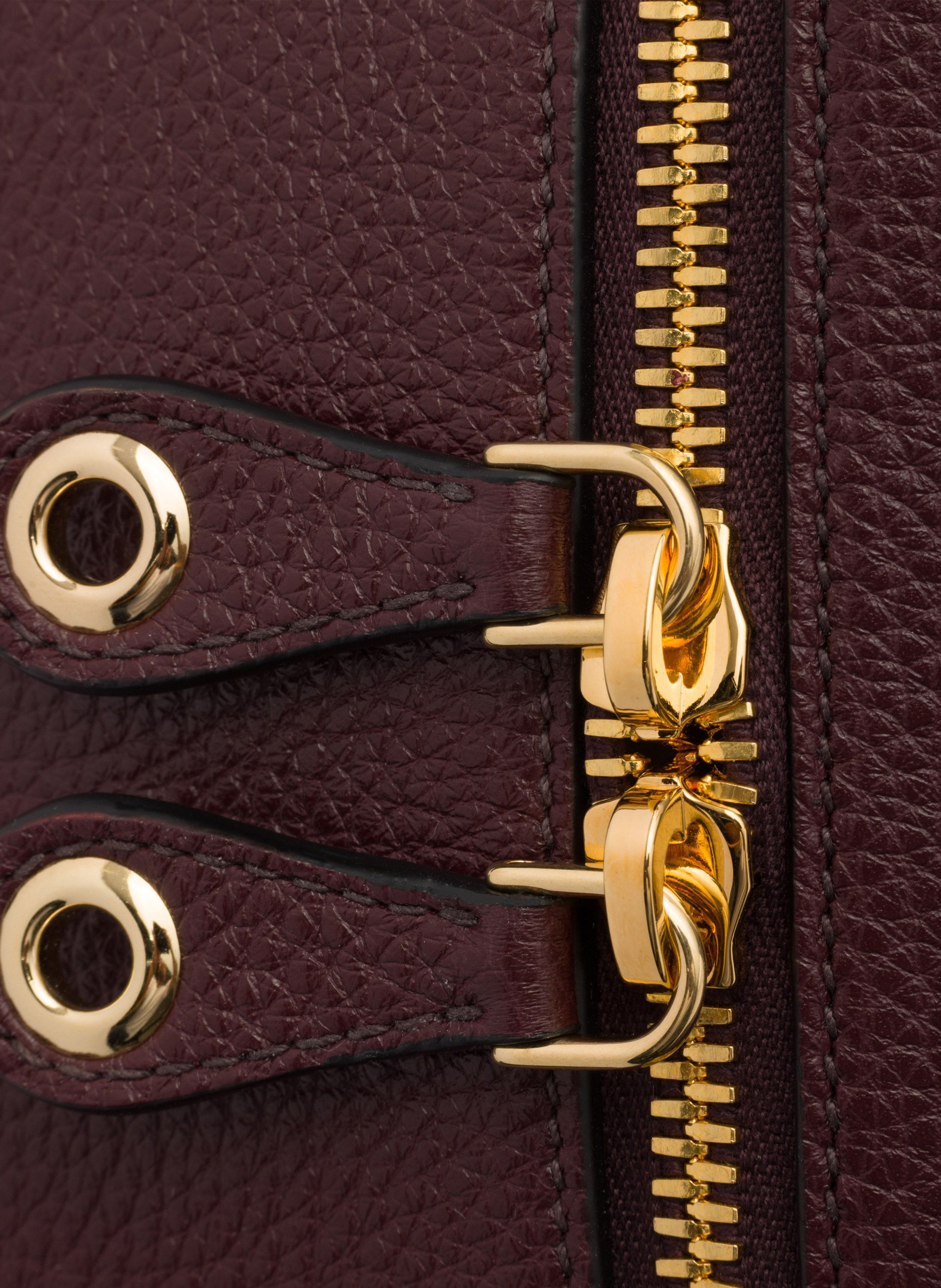 Mini sac en cuir PRADA Rouge