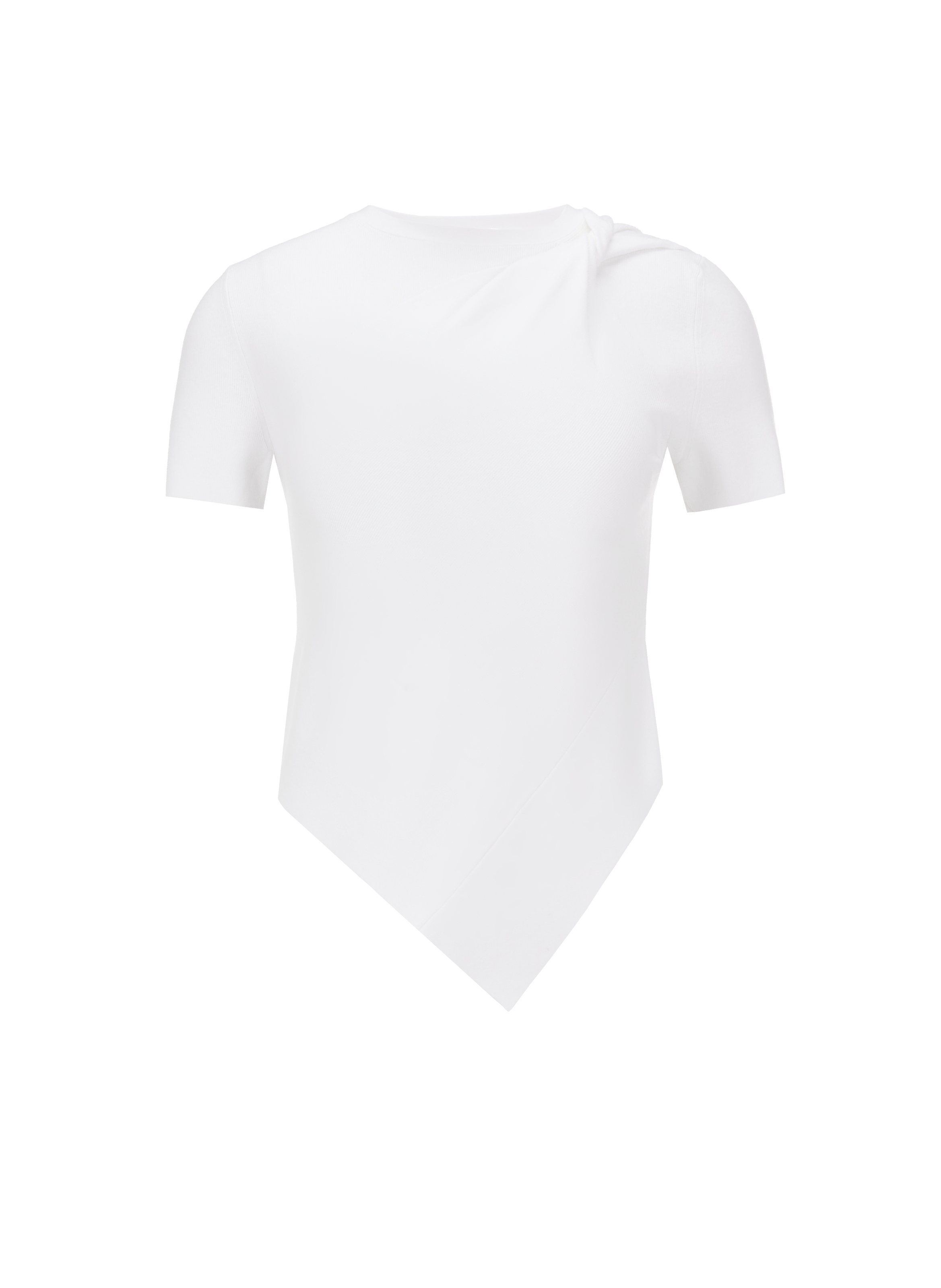 T-shirt asymétrique en maille