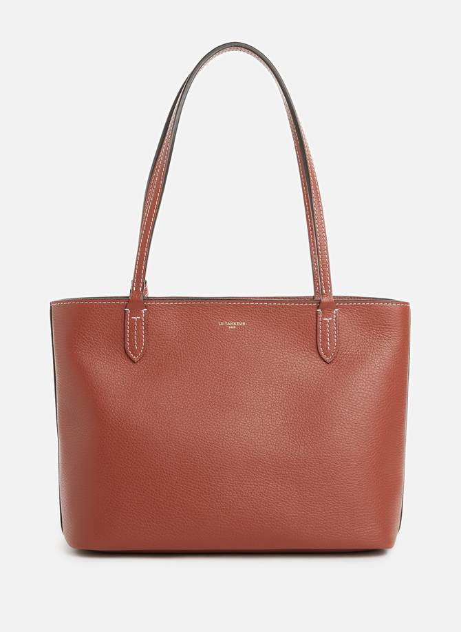 Small Louise leather tote bag LE TANNEUR