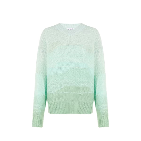 Pull à dégradé en mohair mélangée